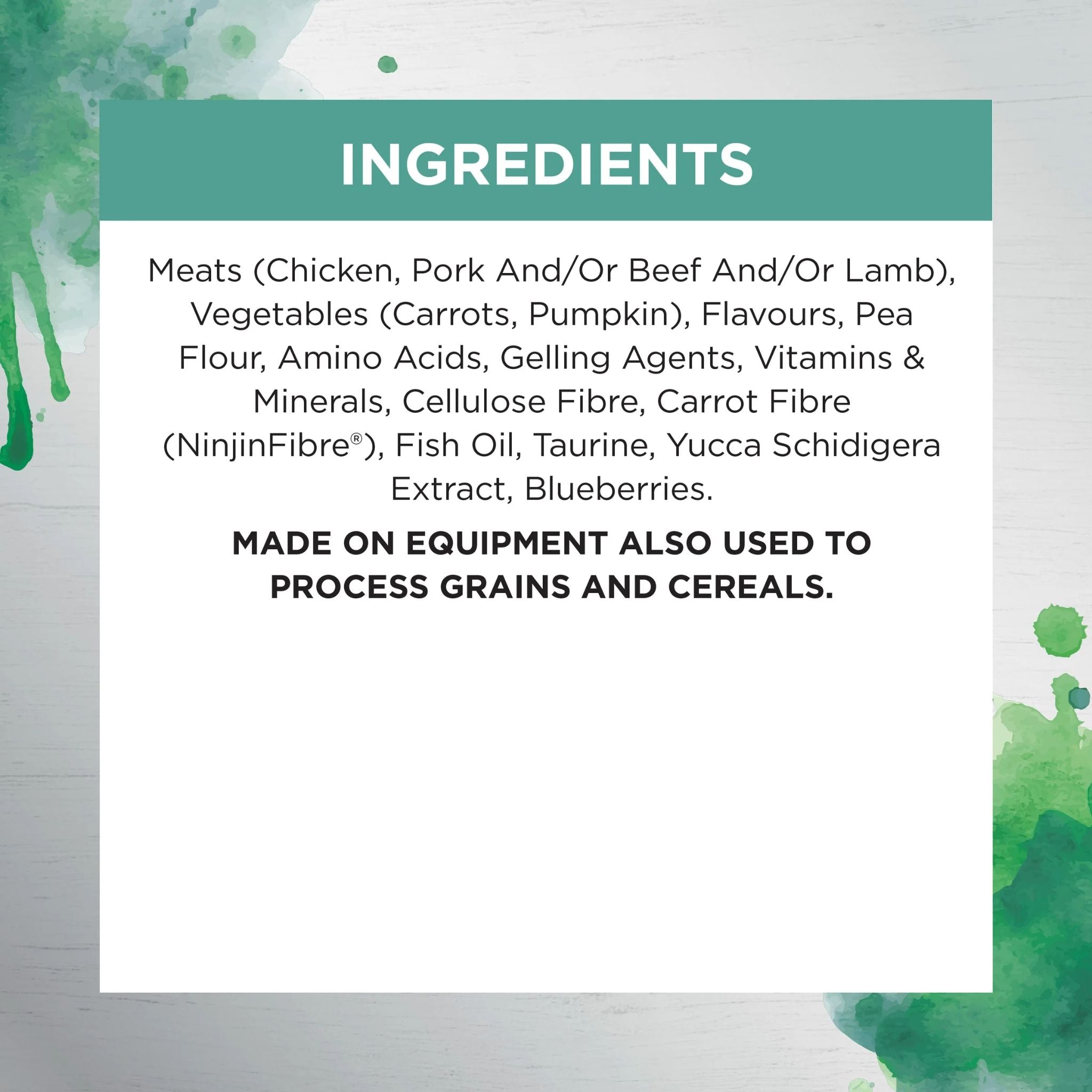 Ivory Coat Inspired By Raw Wet Cat Food Indoor & Hairball