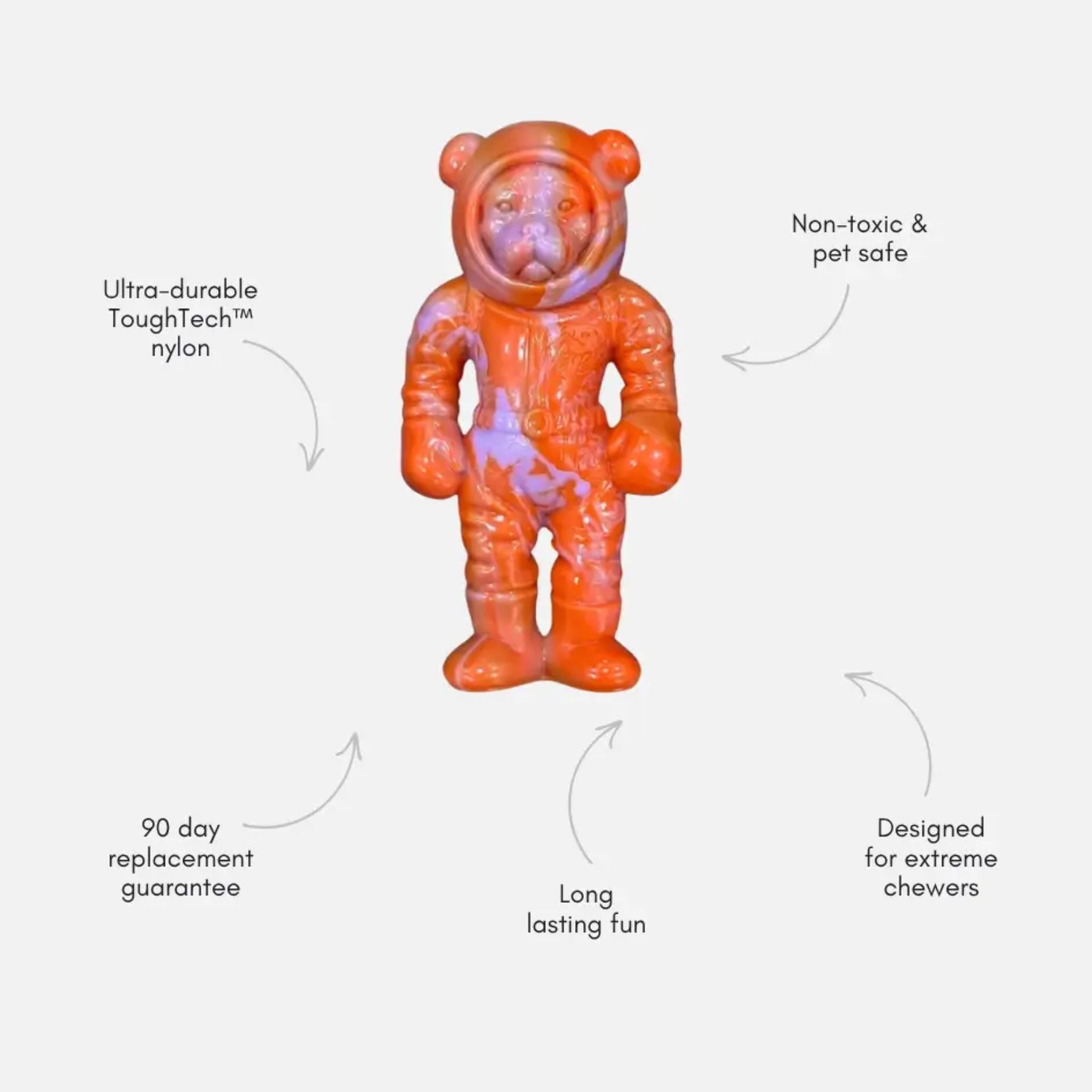Happy Staffy Co Astro Pup Dog Toy