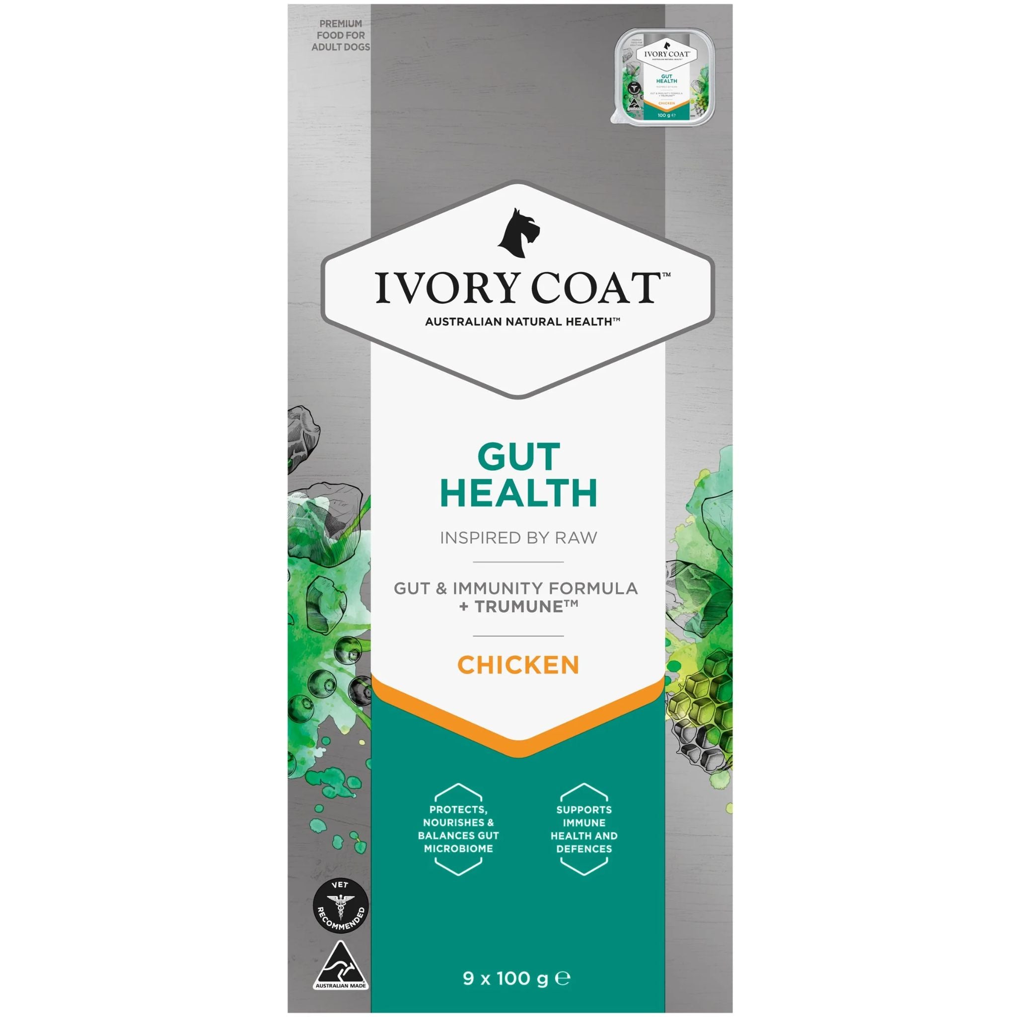 Ivory Coat Inspired By Raw Wet Dog Food Gut Health
