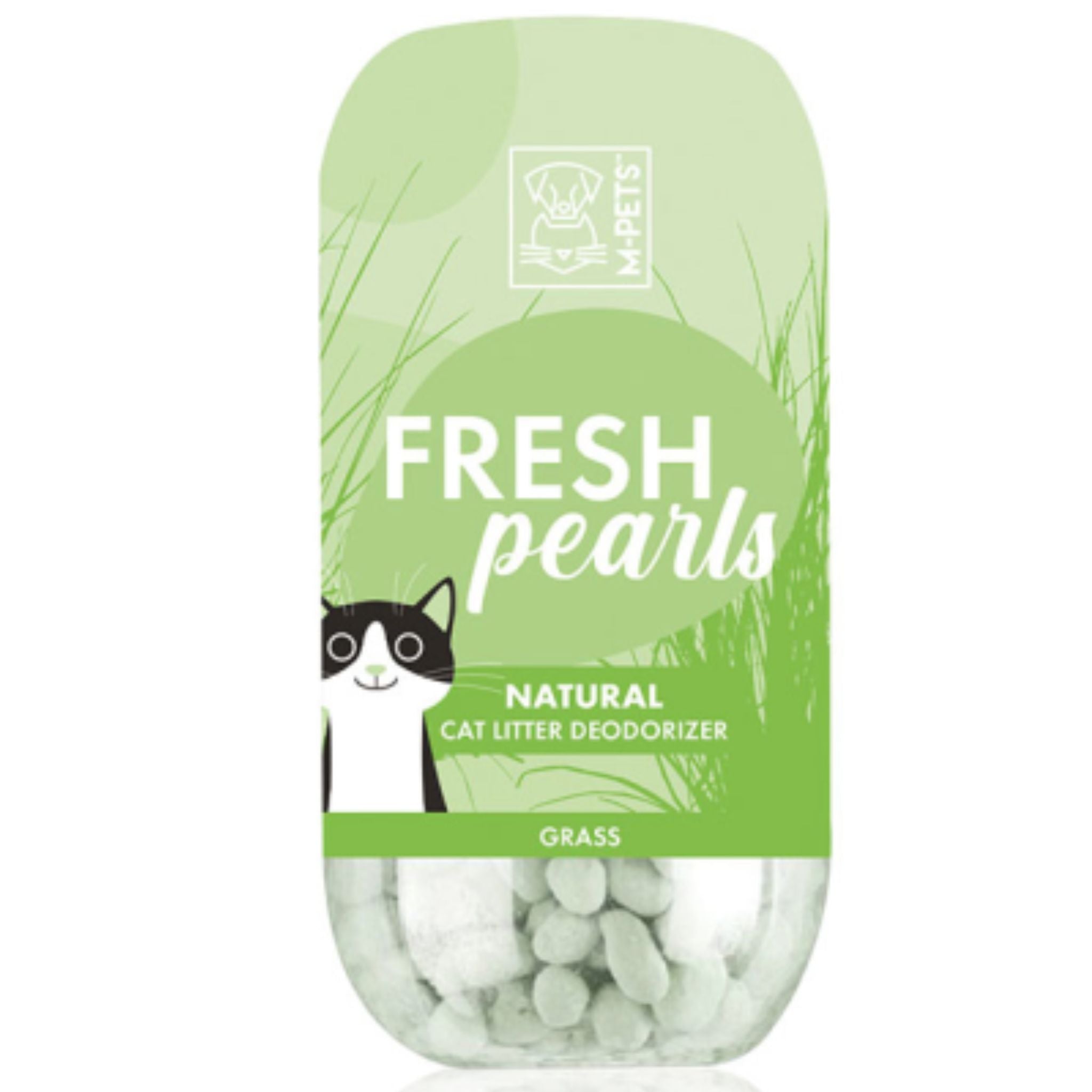 M-Pets FRESH Pearls Natural Cat Litter Deodoriser 450ml - Grass | PeekAPaw Pet Supplies
