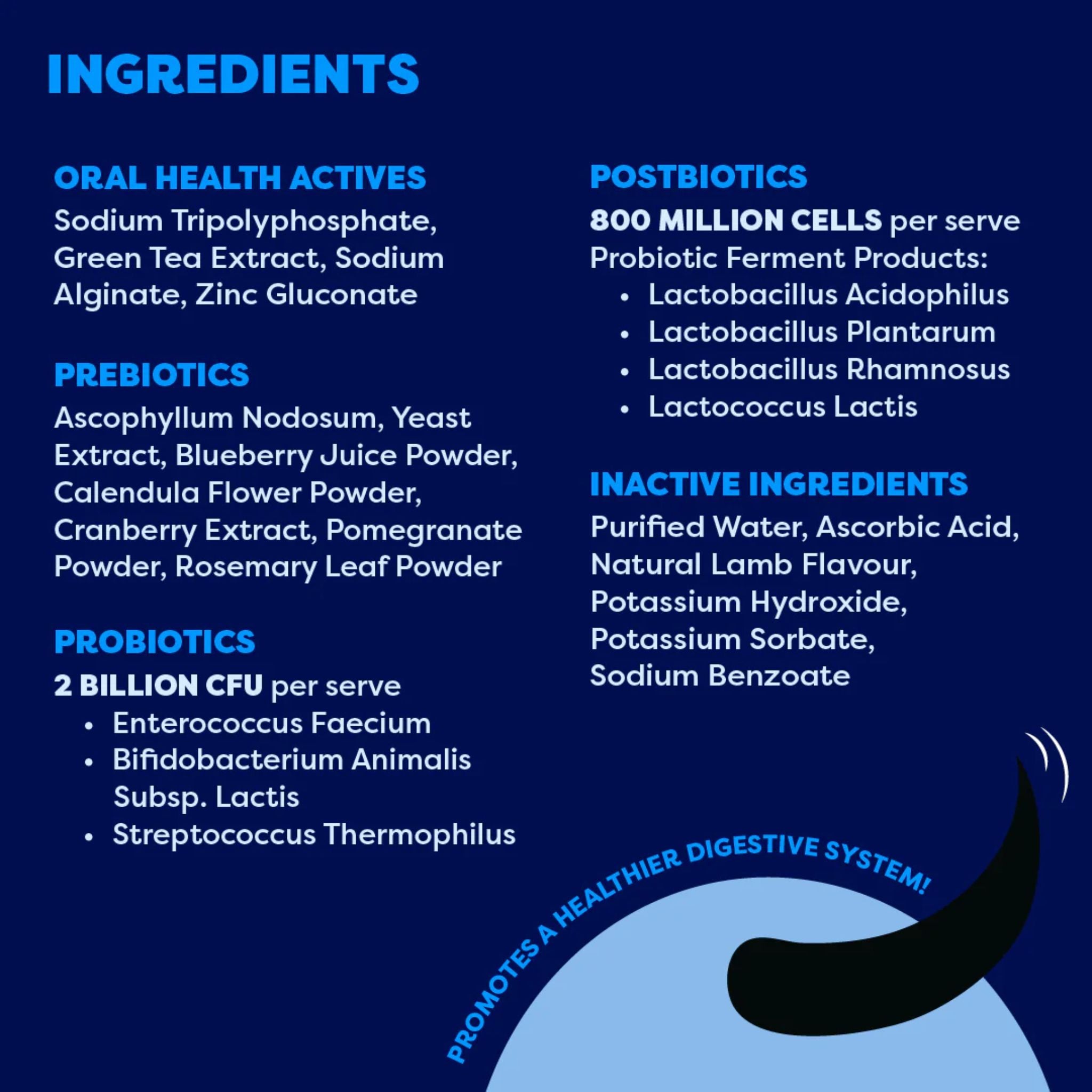 Bell and Bone Dog Dental Topper - Lamb