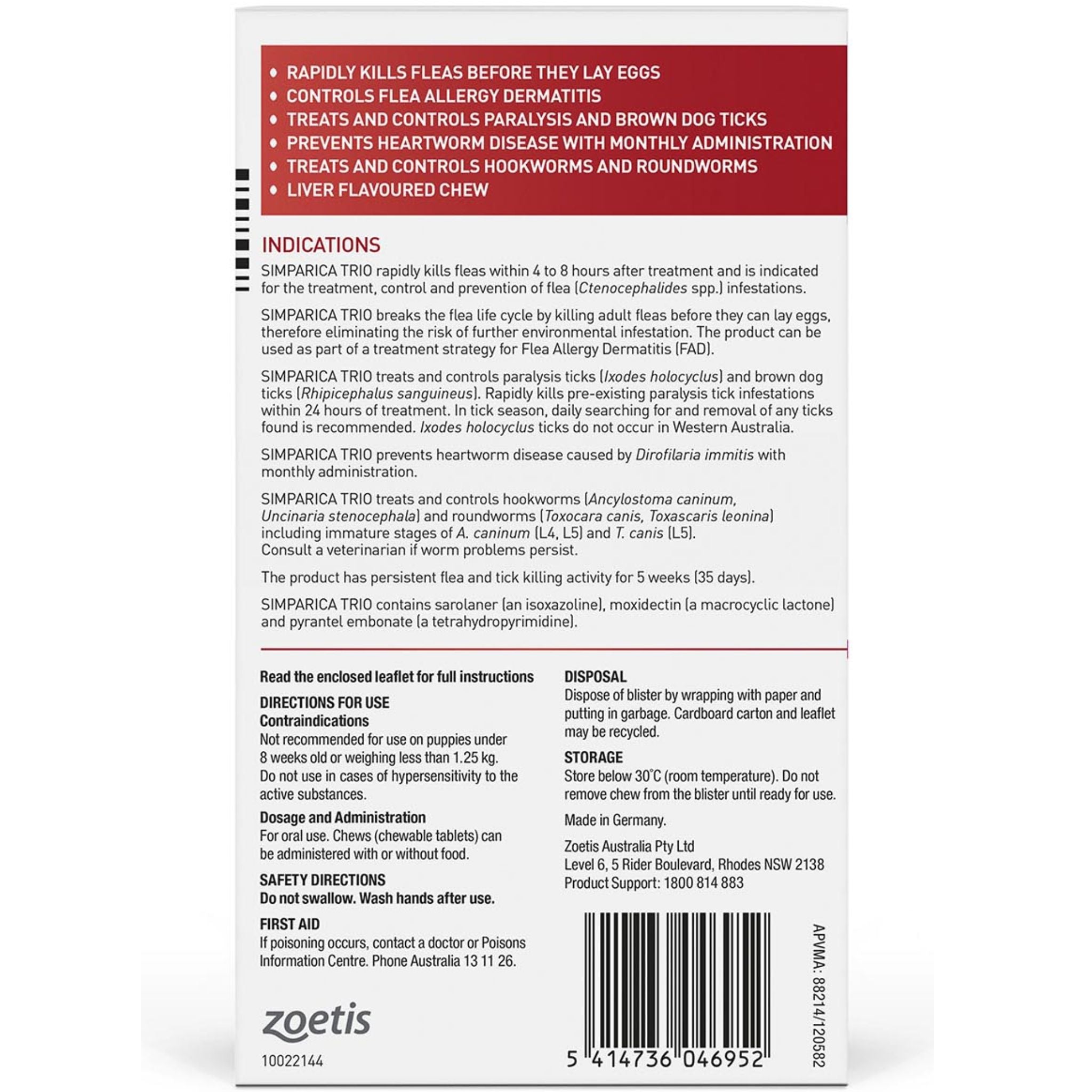 Simparica Trio for Dogs