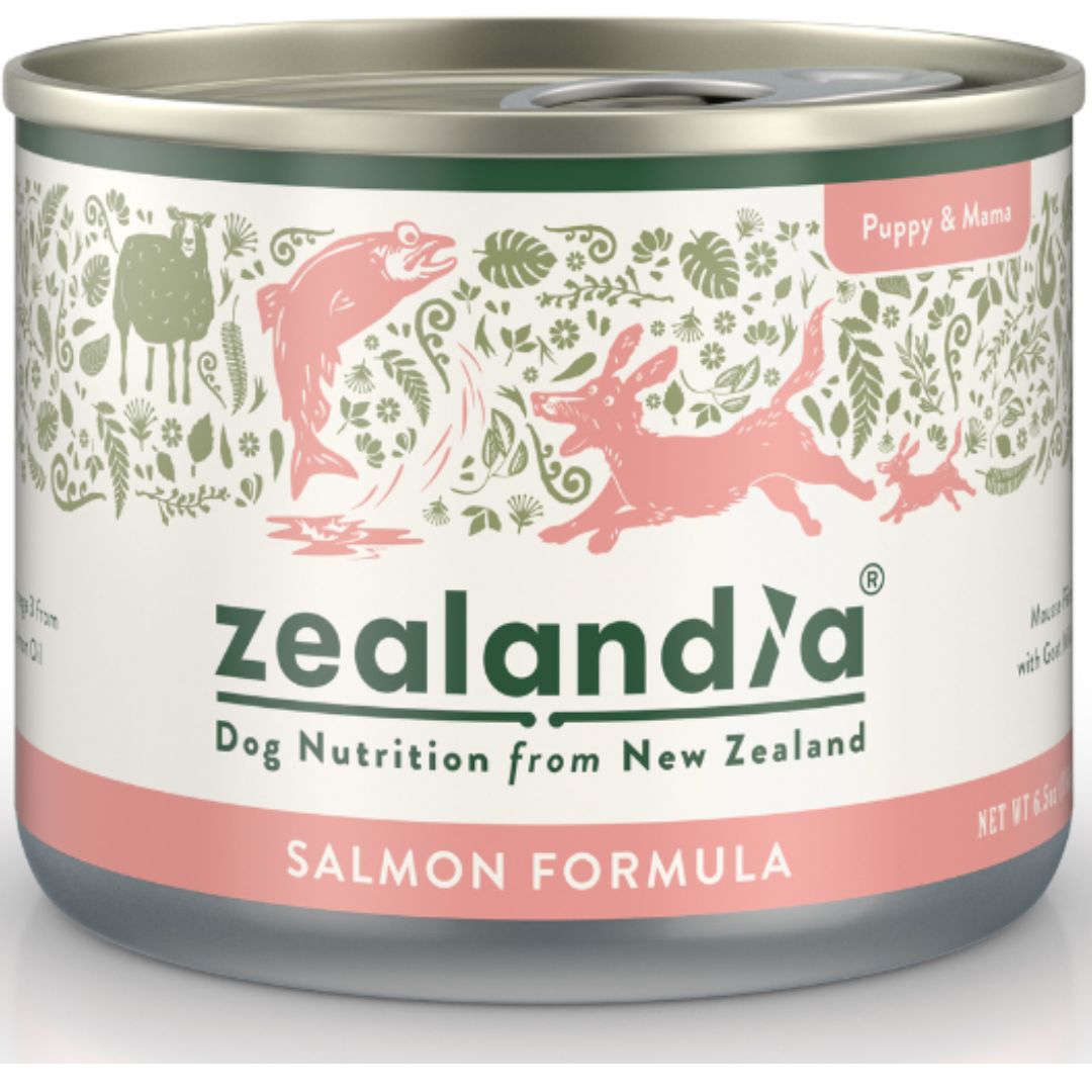 ZEALANDIA Premium Wet Dog Food Salmon for Puppy & Mama 185g x 24
