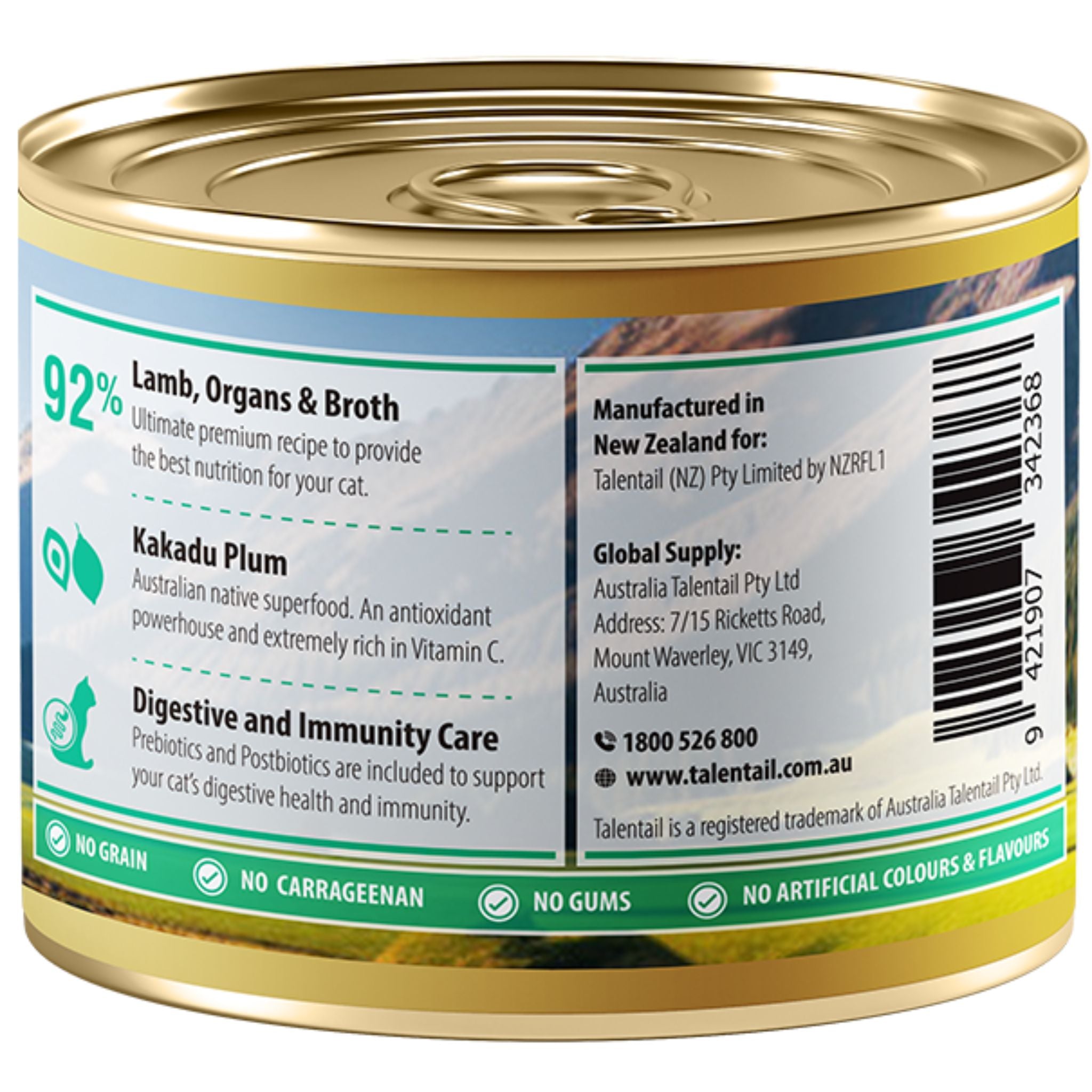 Talentail Ultimate Premium New Zealand Lamb Wet Cat Food