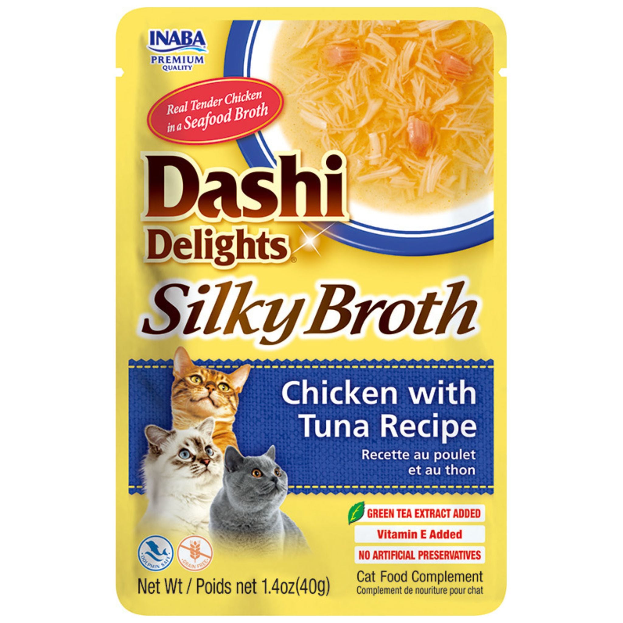 Inaba Cat Treats Dashi Delights Silky Broth Chicken Tuna
