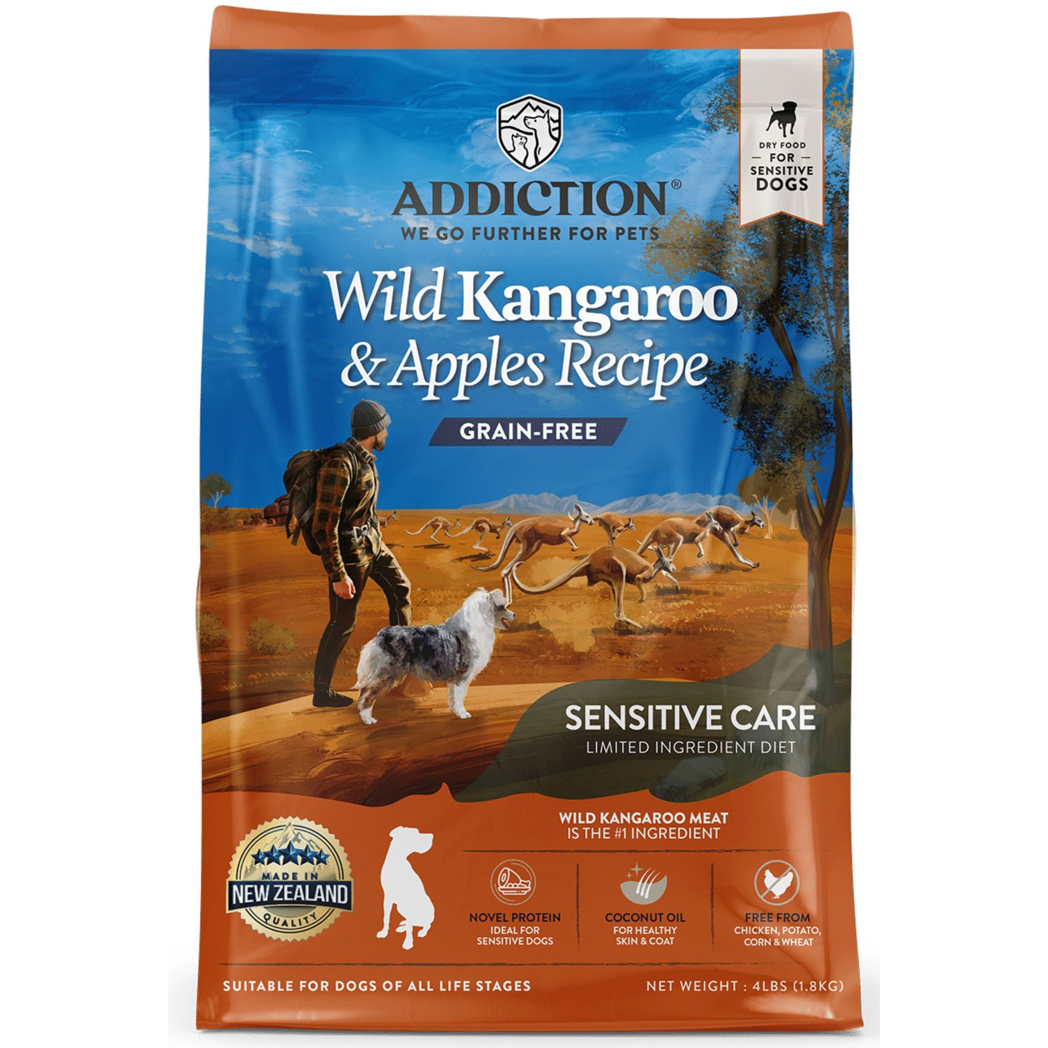 ADDICTION Wild Kangaroo and Apples Dry Dog Food