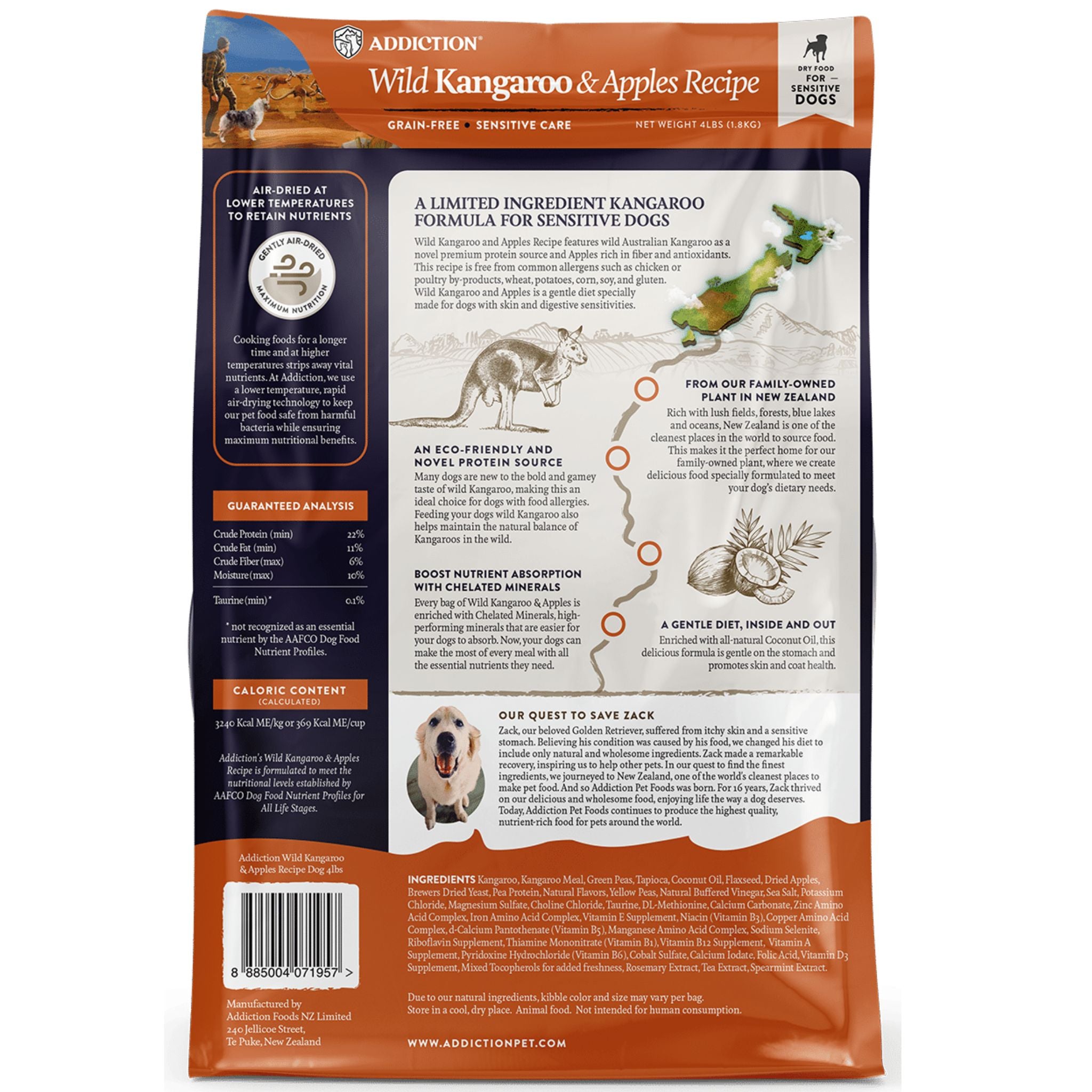 ADDICTION Wild Kangaroo and Apples Dry Dog Food