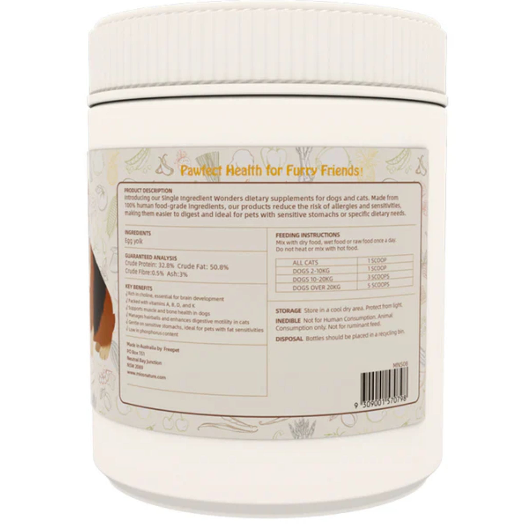 Mio''s Nature Egg Yolk Powder