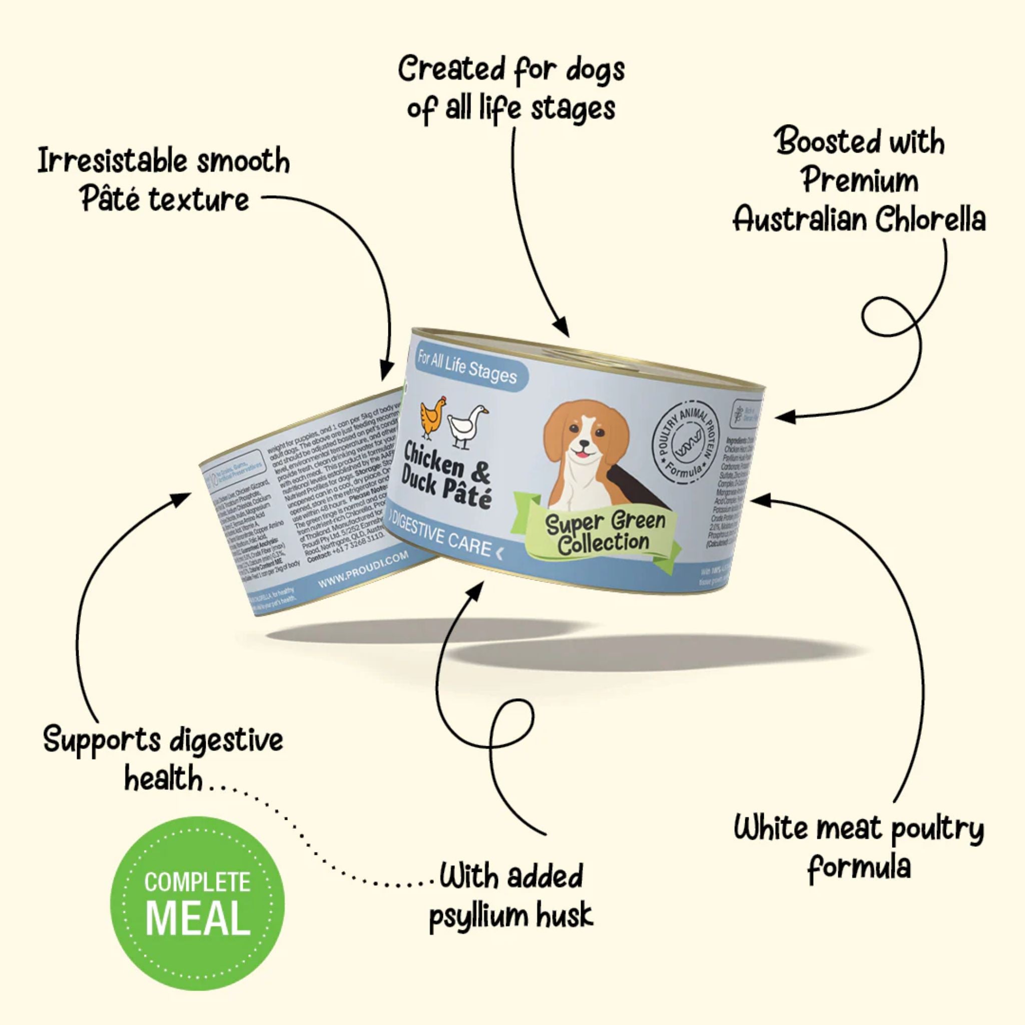 YumGuard Chicken & Duck Pate Wet Dog Food