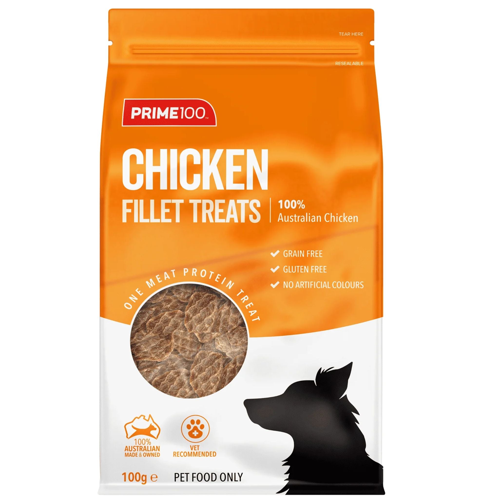 Prime100 Chicken Fillets Dog Treats