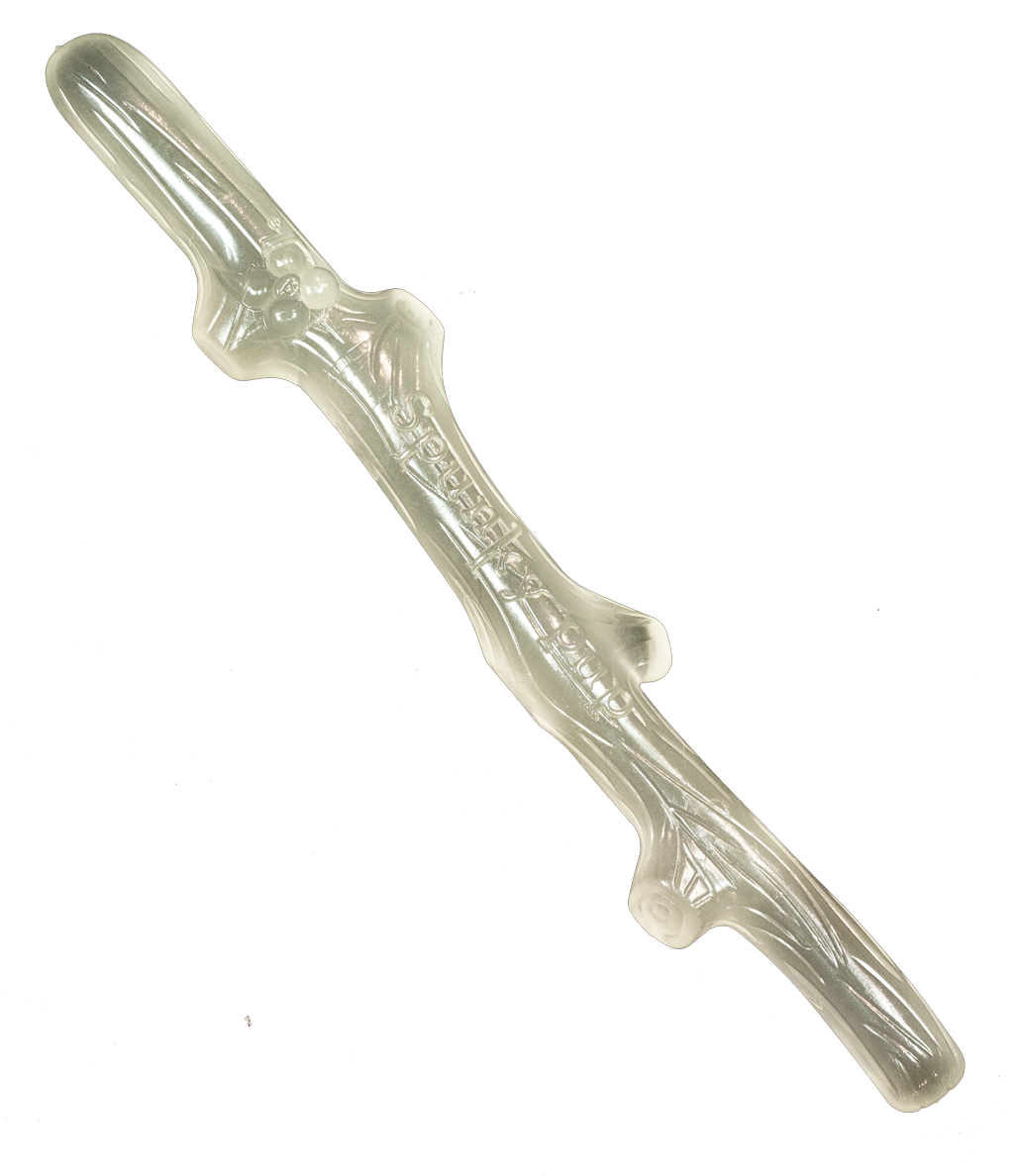 Spunky Pup Fetch & Glow Stick dog toy out of the pack – full length view