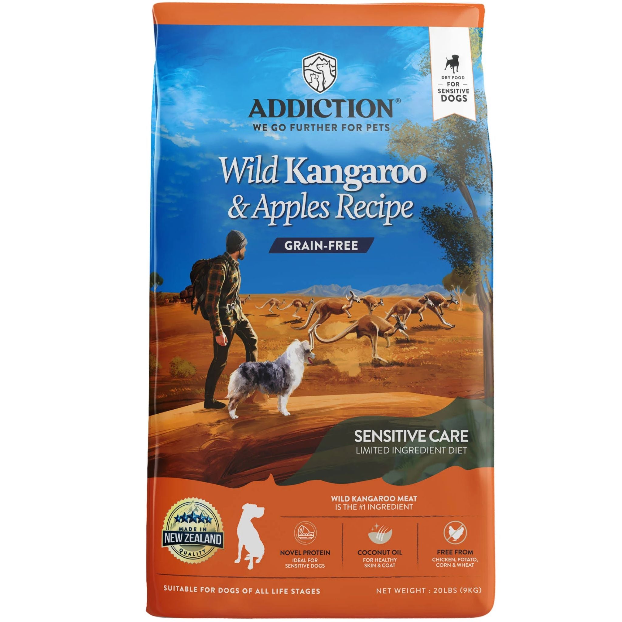 ADDICTION Wild Kangaroo and Apples Dry Dog Food