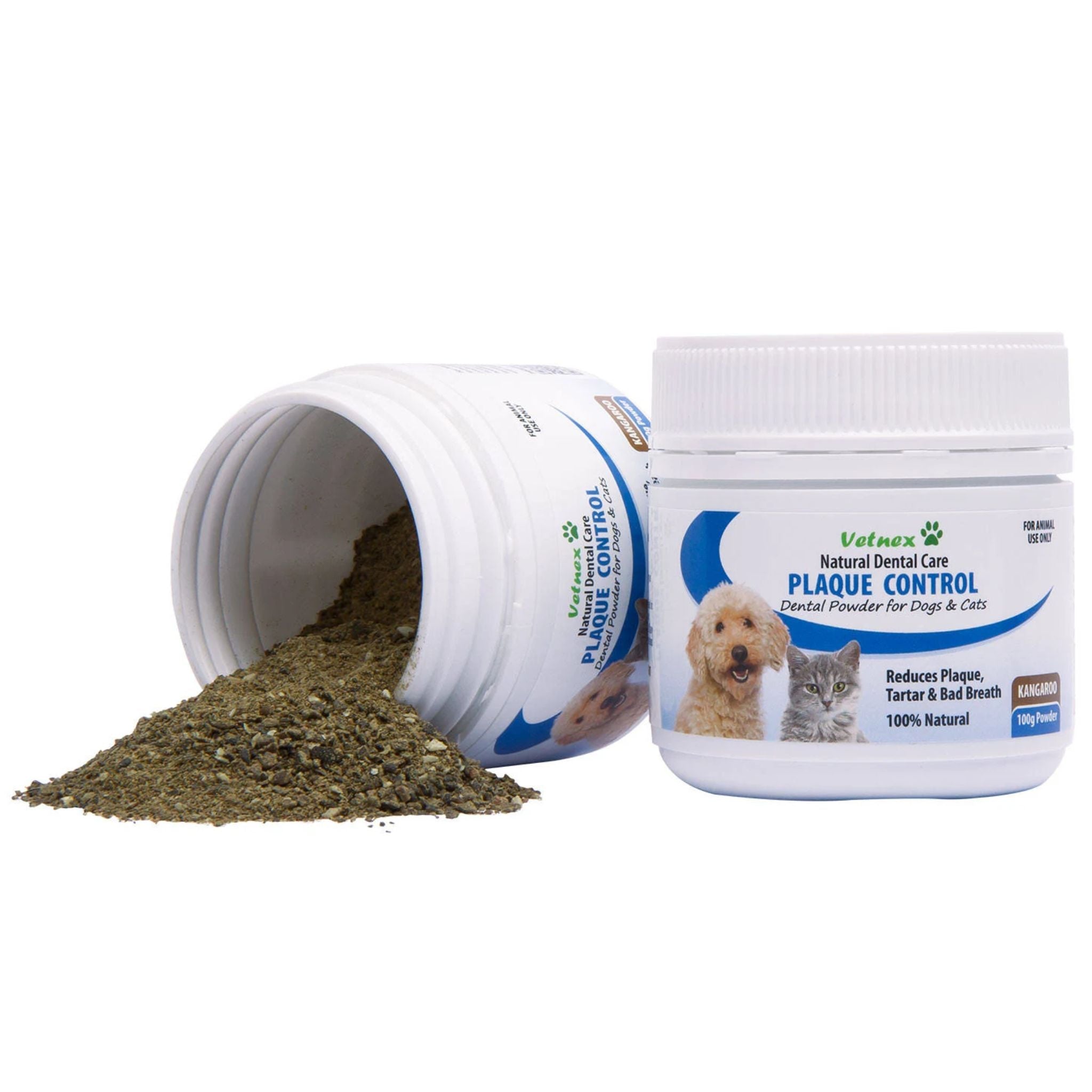 Vetnex Plaque Control Natural Dental Care Powder Kangaroo for Dogs & Cats
