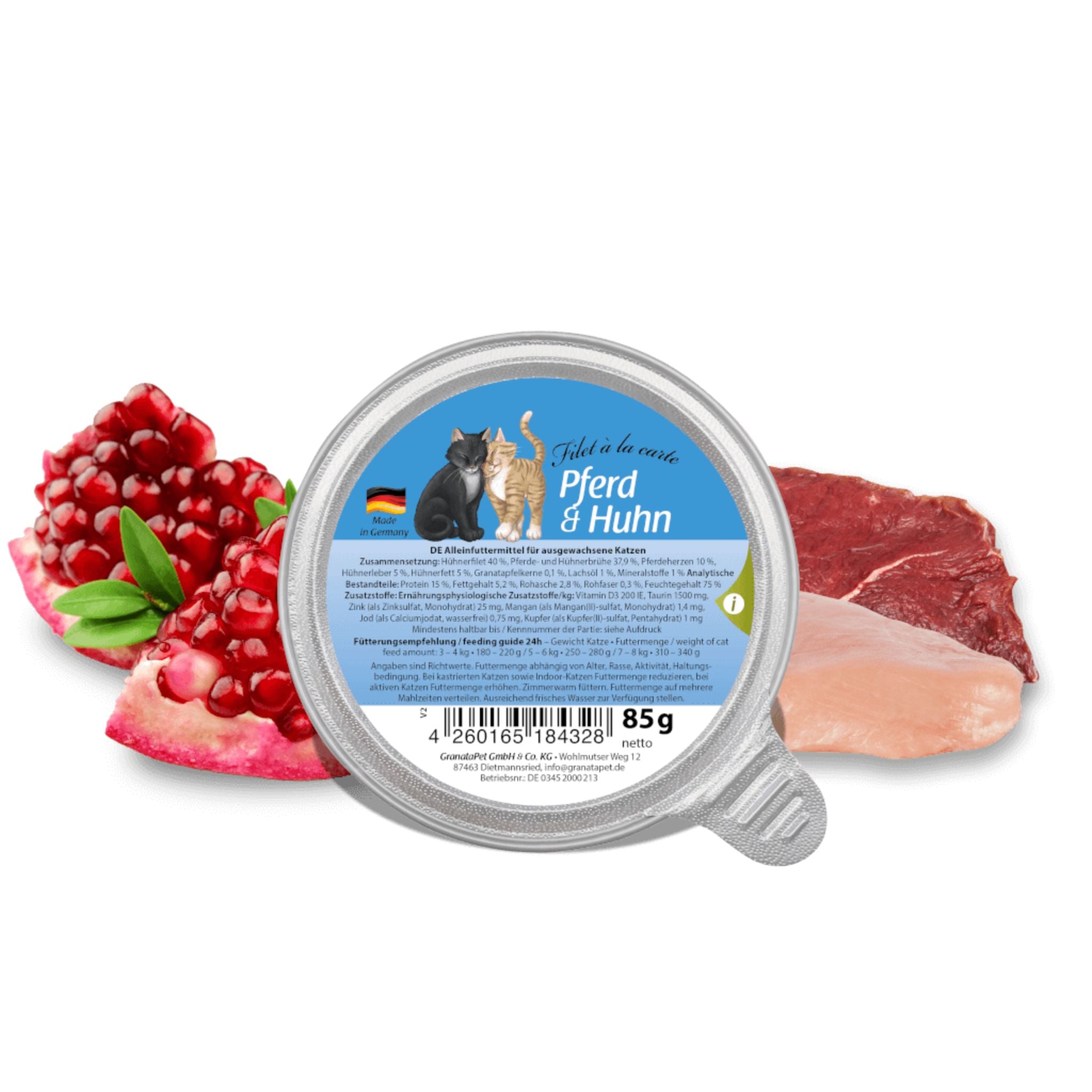 Granatapet Filet A La Carte Wet Cat Food - Chicken & Horse