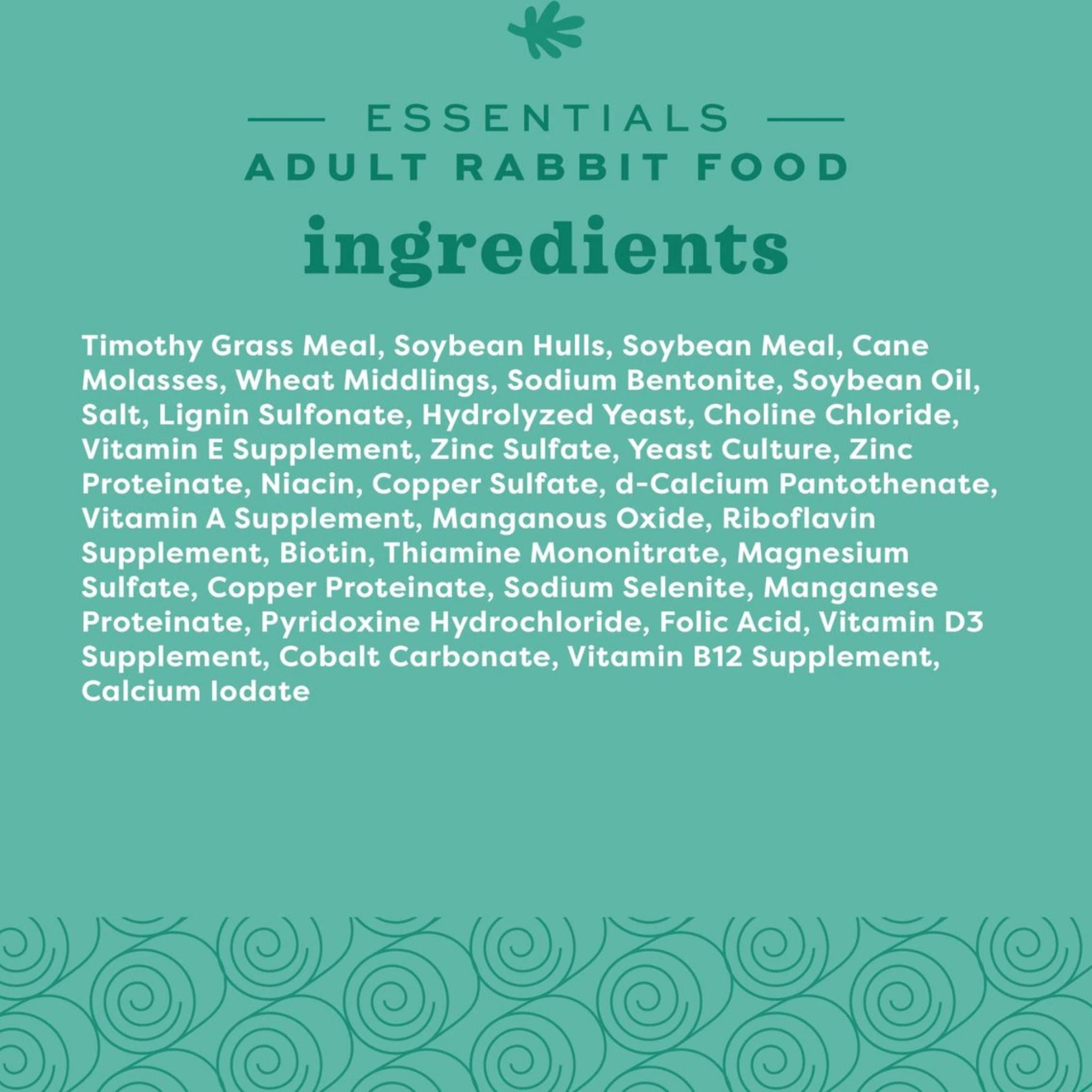 Oxbow Essentials Adult Rabbit Food