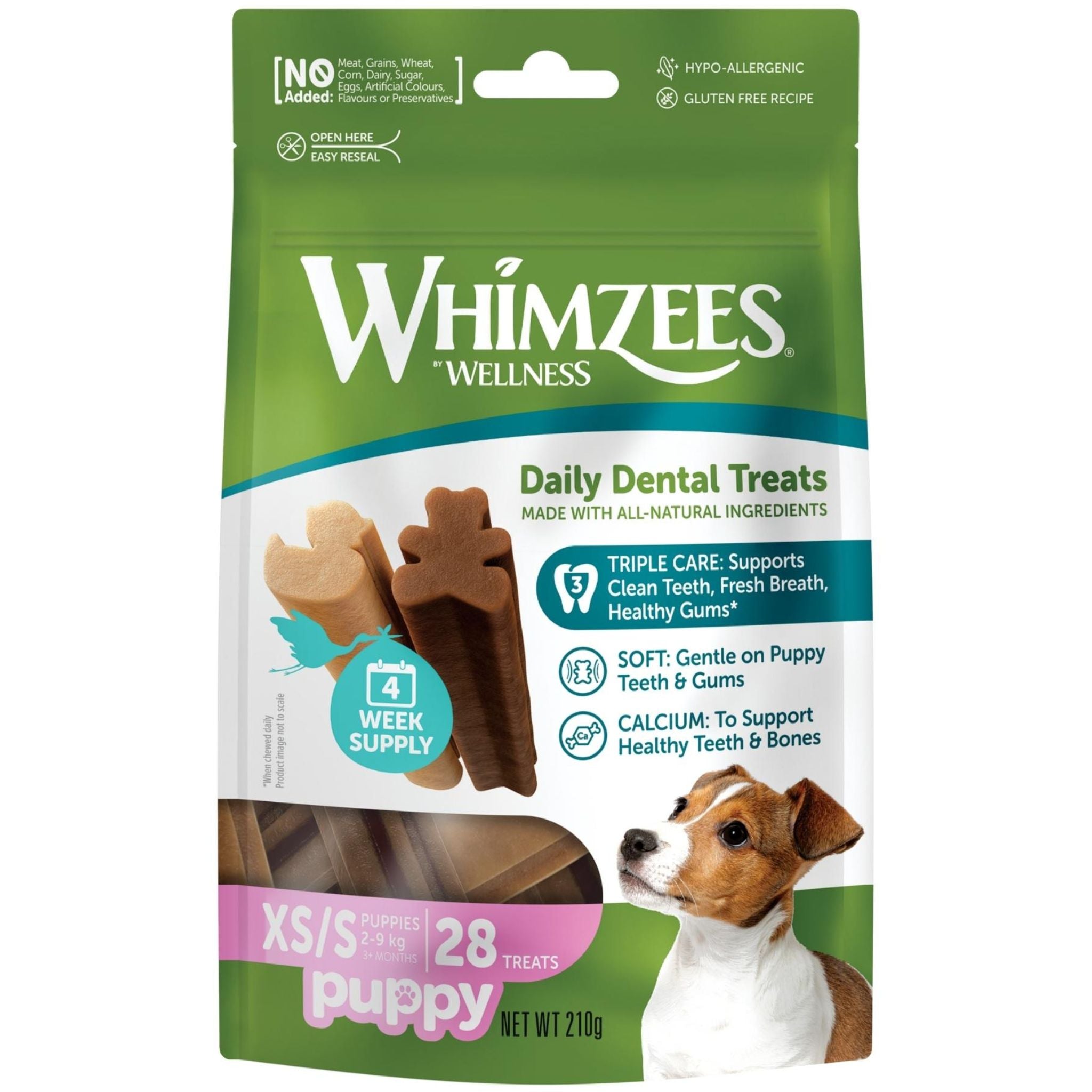 Whimzees Dental Dog Treats Puppy