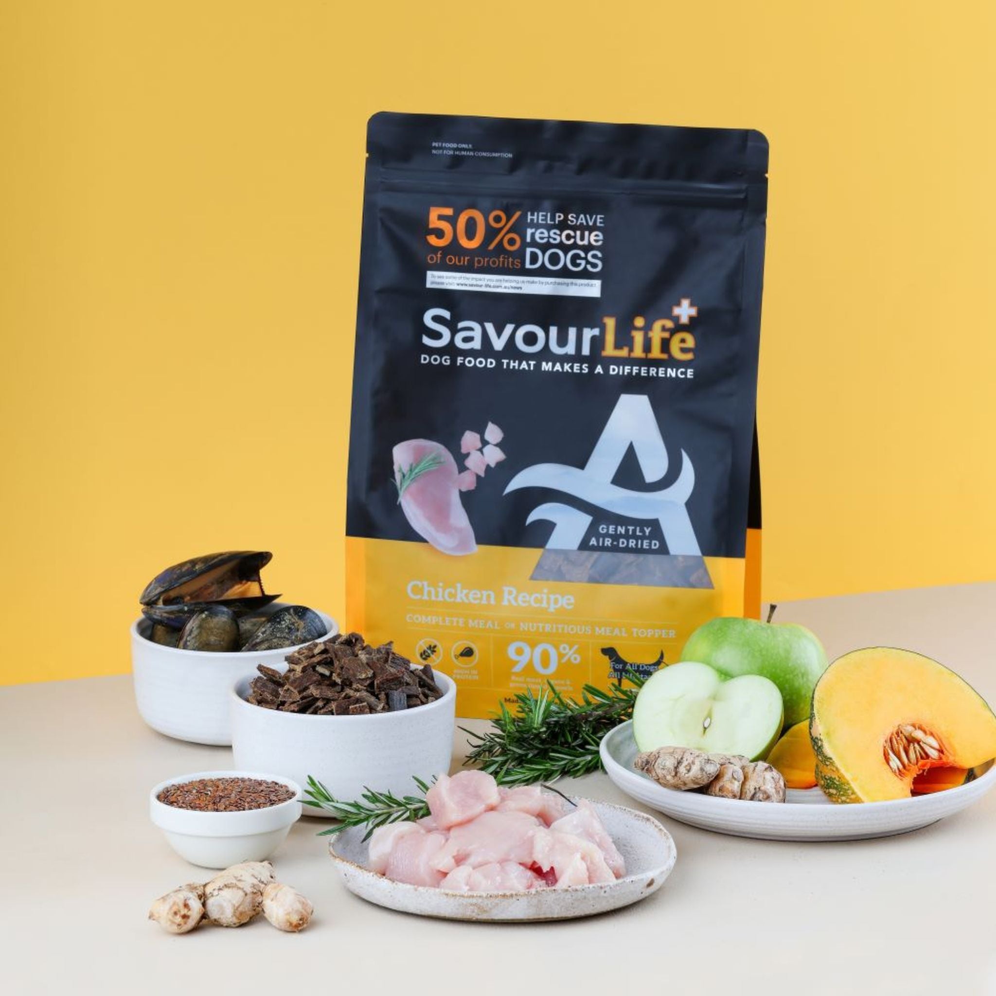 SavourLife Air Dried Adult Chicken Recipe Dry Dog Food