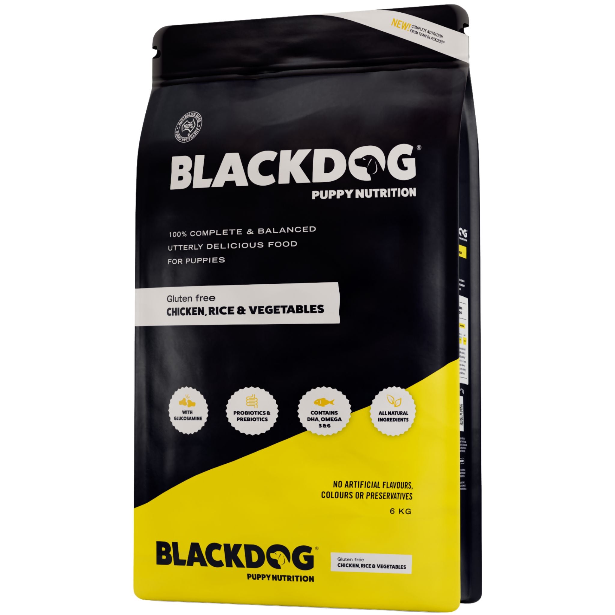 Blackdog Puppy Food Chicken Rice & Vegetables