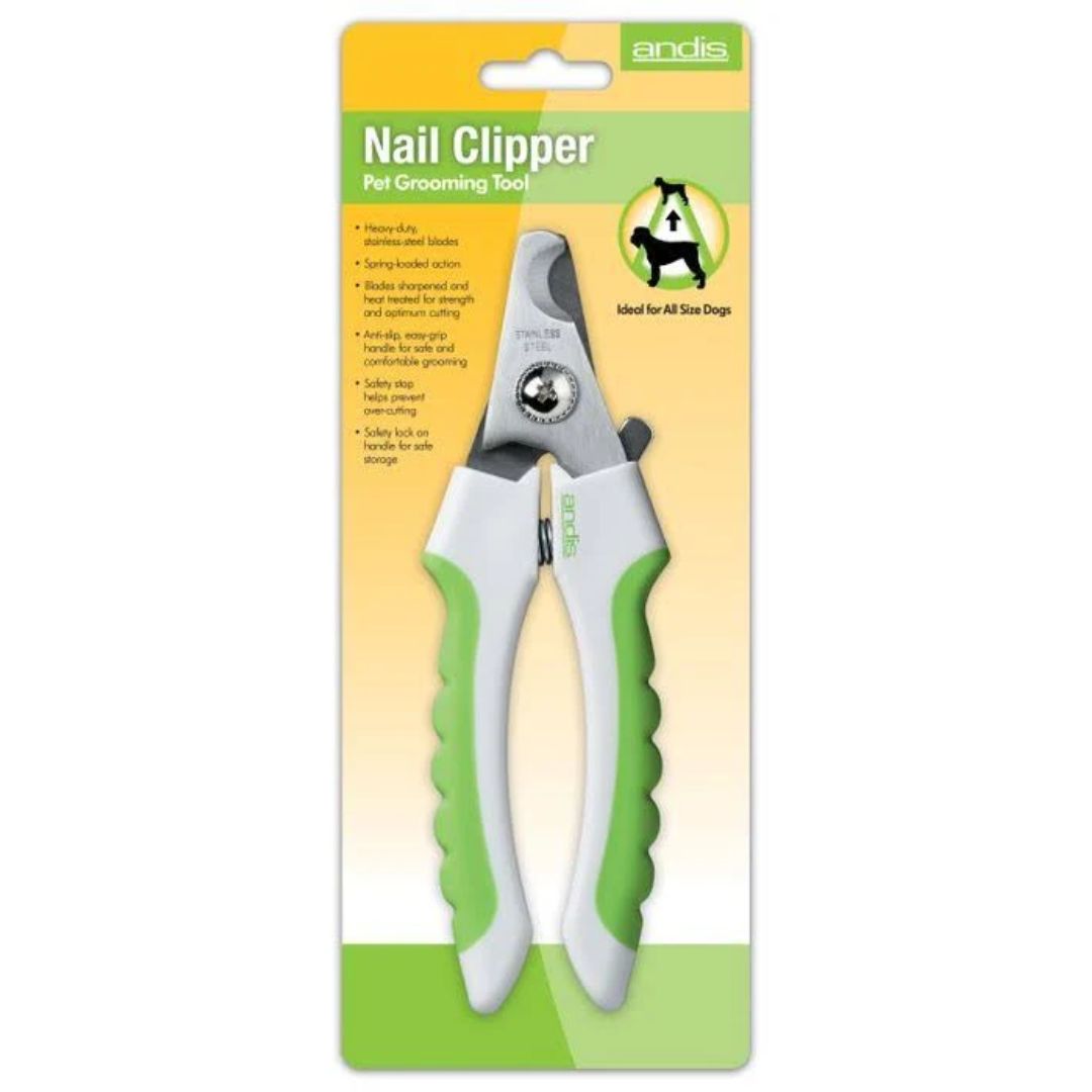 Andis Pet Grooming Nail Clipper White Lime Green | PeekAPaw Pet Supplies