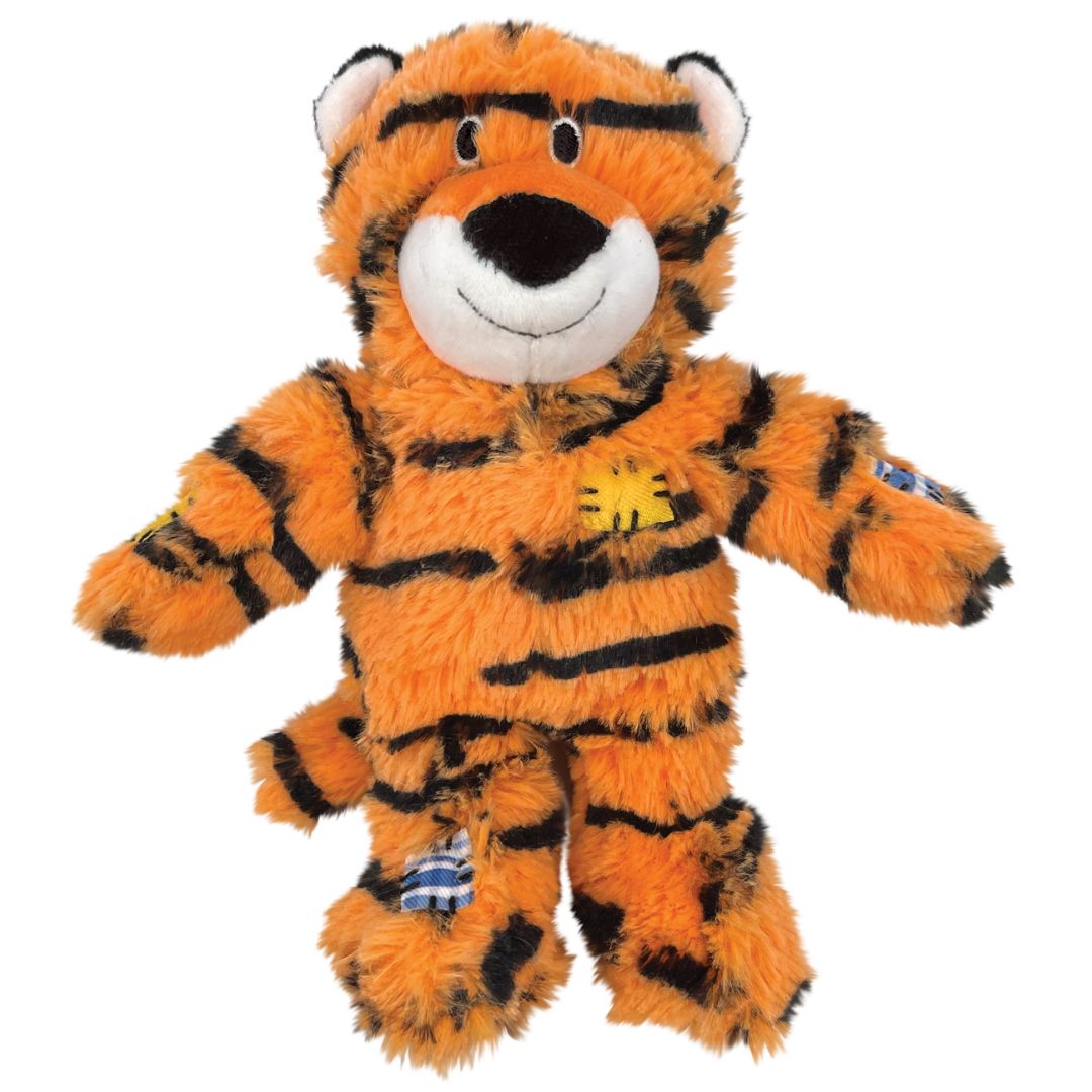 KONG Dog Toys Wild Knots Tiger | PeekAPaw Pet Supplies