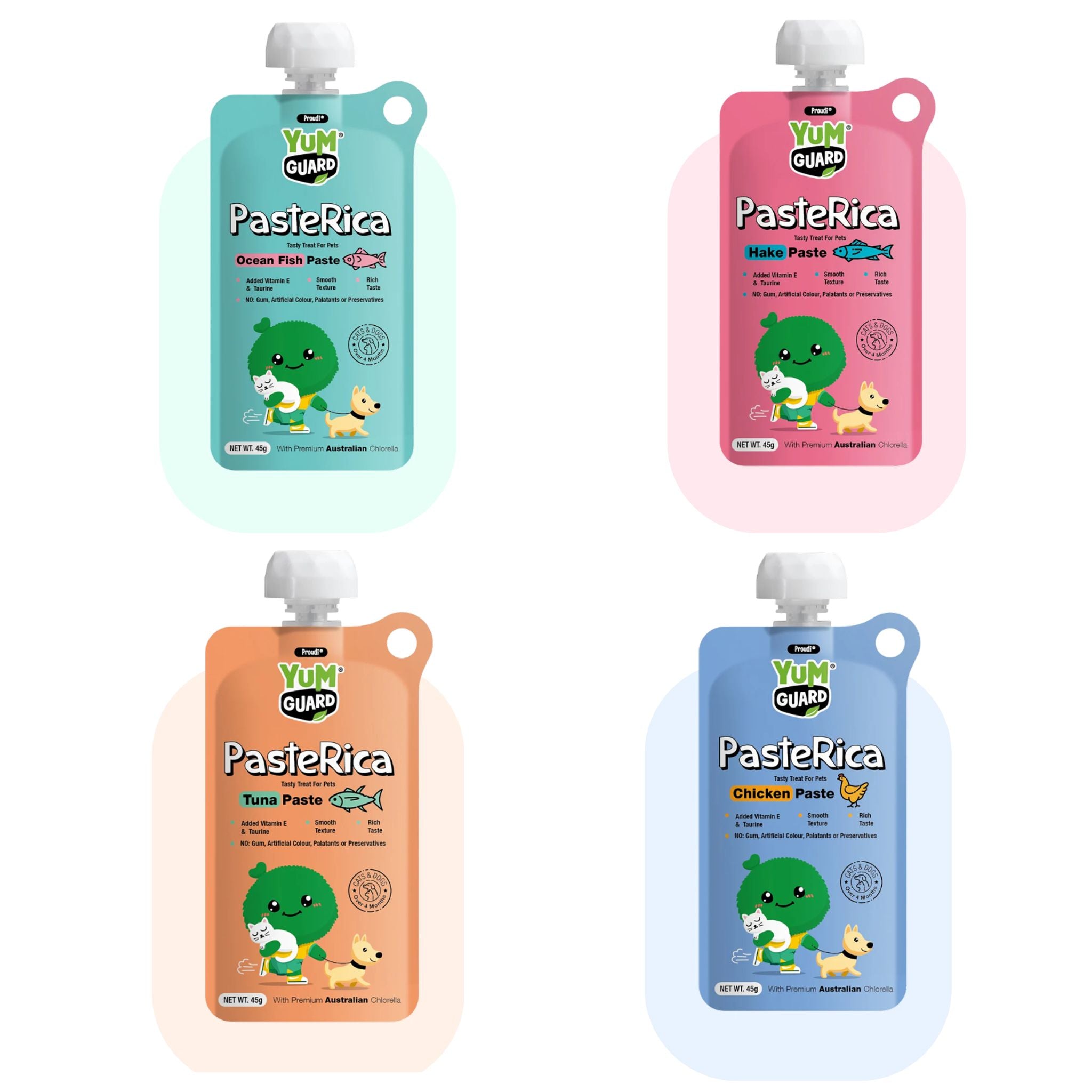 YumGuard Paste Rica for Dog & Cat Mixed Flavour Box