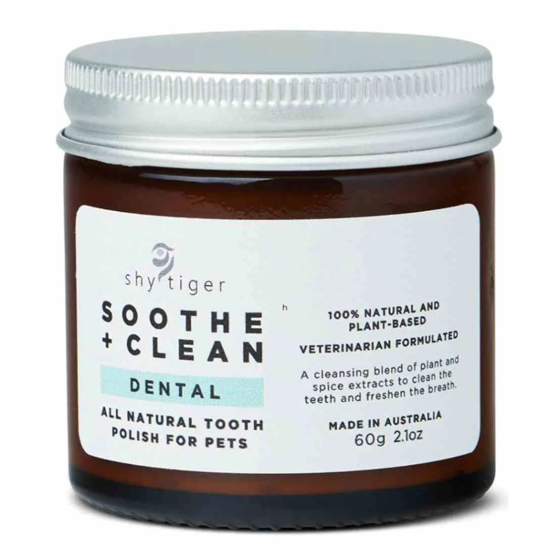 Shy Tiger Soothe + Clean Dental for Pets - 60g | PeekAPaw Pet Supplies