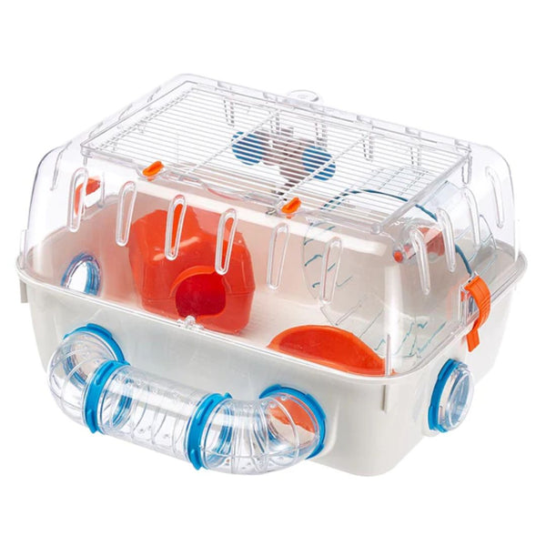 Ferplast COMBI 1 Hamster Cage with Tubes for Playing - 40.5 x 29.5 x H 22.5cm | PeekAPaw Pet Supplies