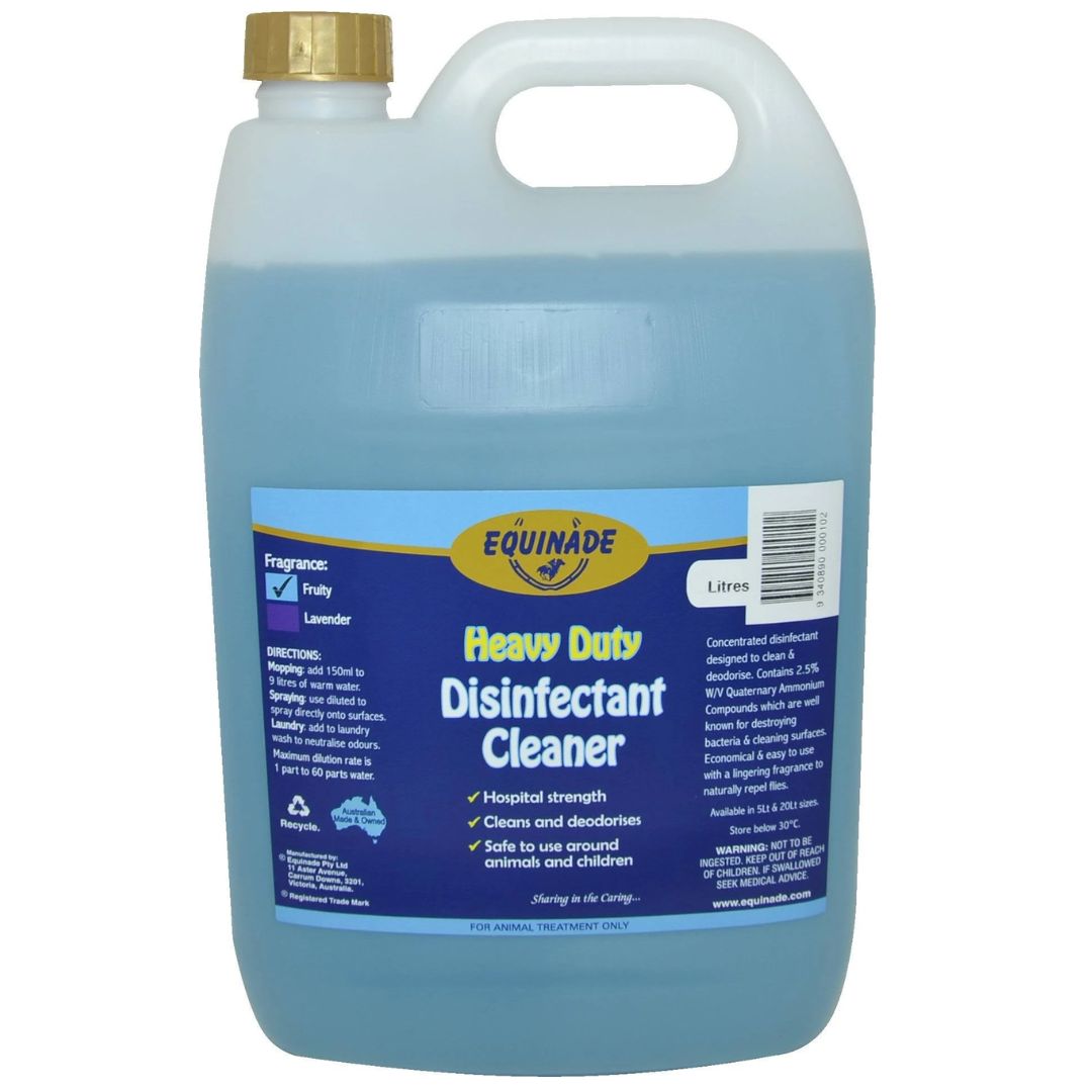 Equinade Heavy Duty Disinfectant Cleaner Fruity - 5L | PeekAPaw Pet Supplies
