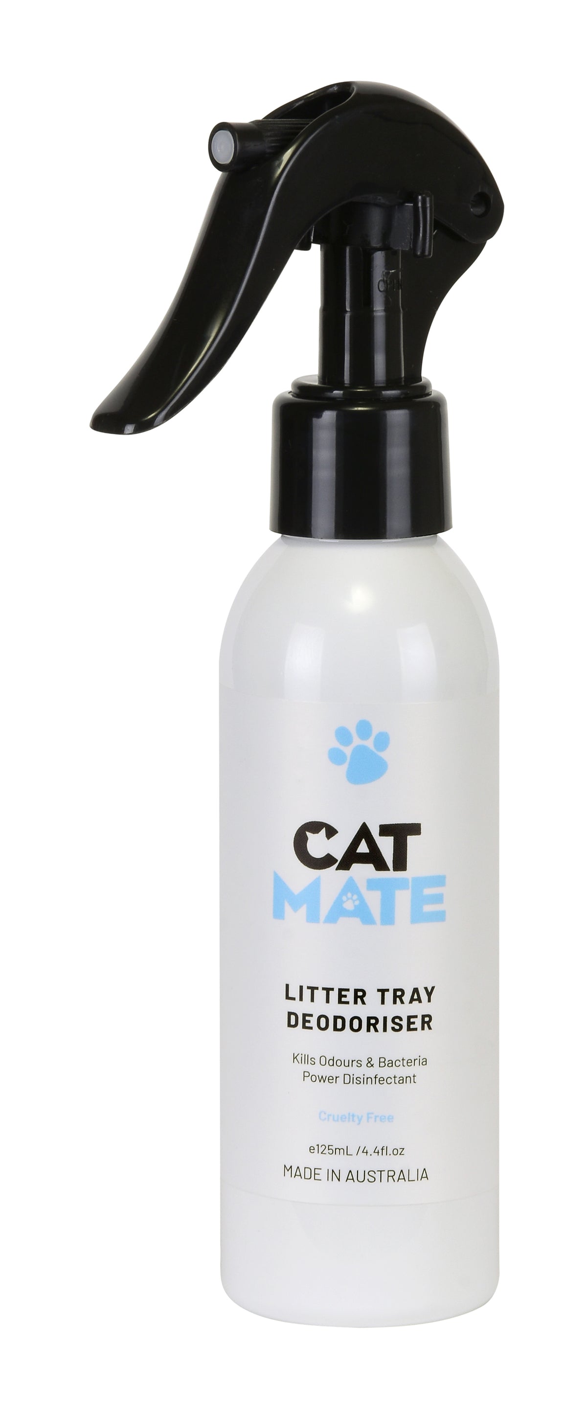 CatMate Litter Tray Deodoriser 125ml trigger spray bottle, front label