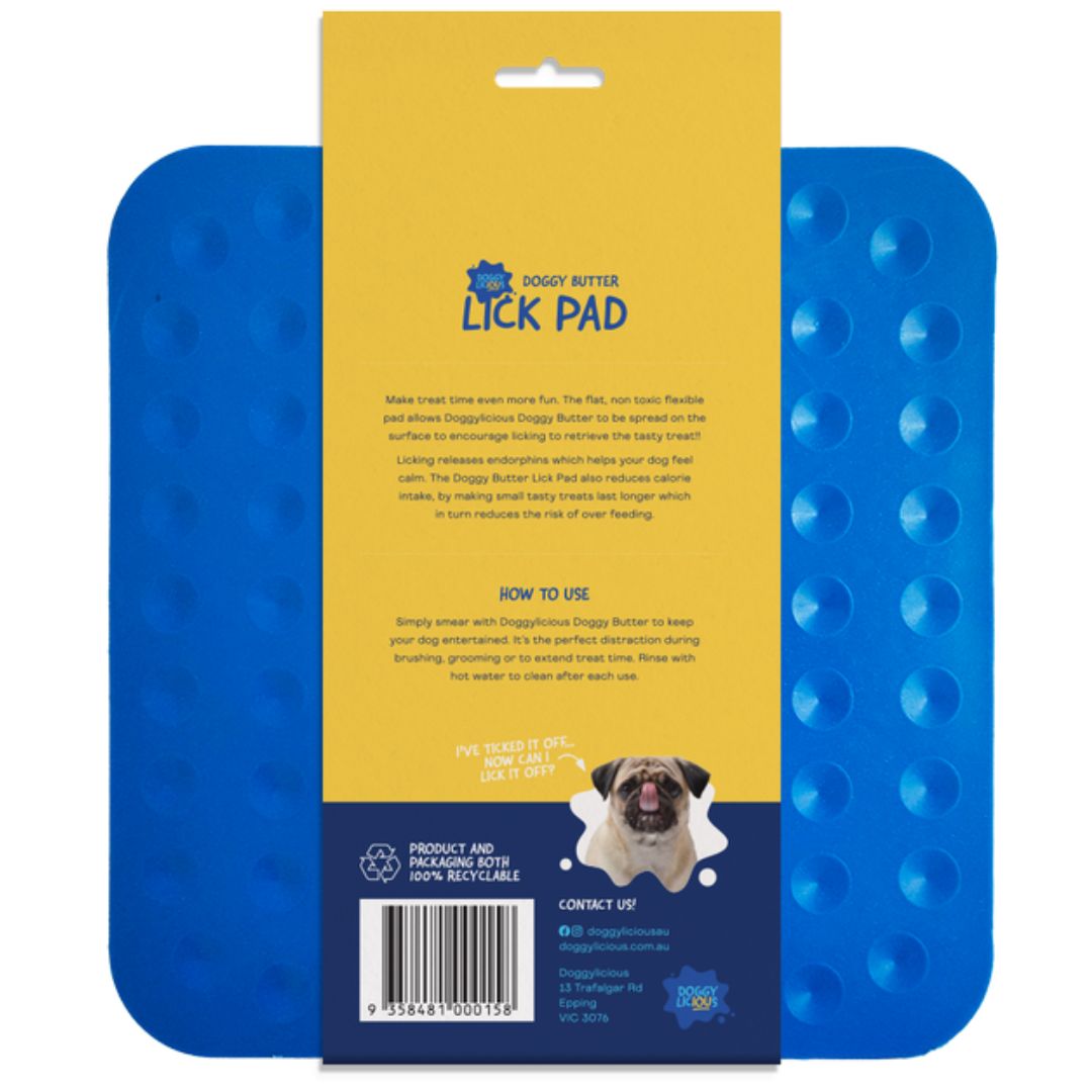 Doggylicious Doggy Butter Lick Pad | PeekAPaw Pet Supplies