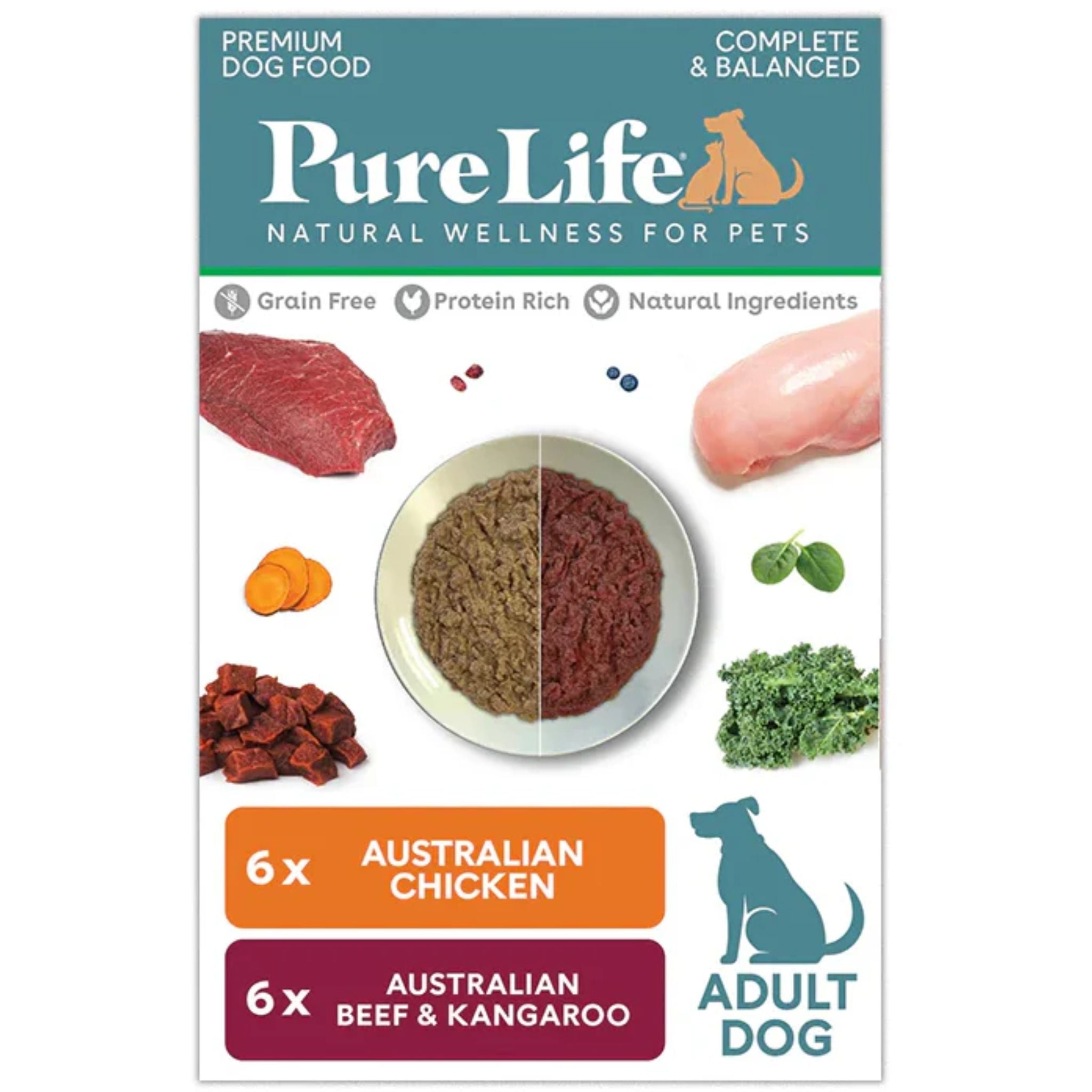 Pure Life Wet Dog Food Variety Pack