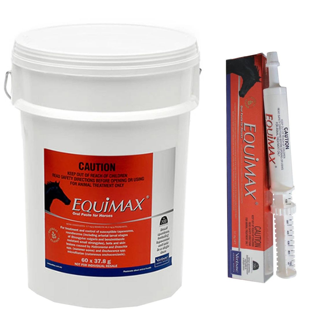 Virbac Equimax Elevation Ideal Triple Active Combination Wormer for Horses - 23.1ml x 60 | PeekAPaw Pet Supplies