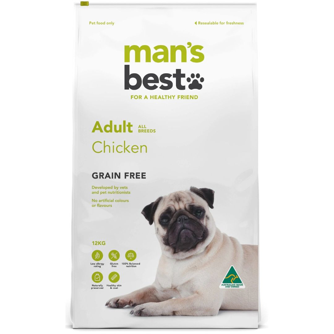 Mans Best Adult Dog Food Chicken 2kg | PeekAPaw Pet Supplies