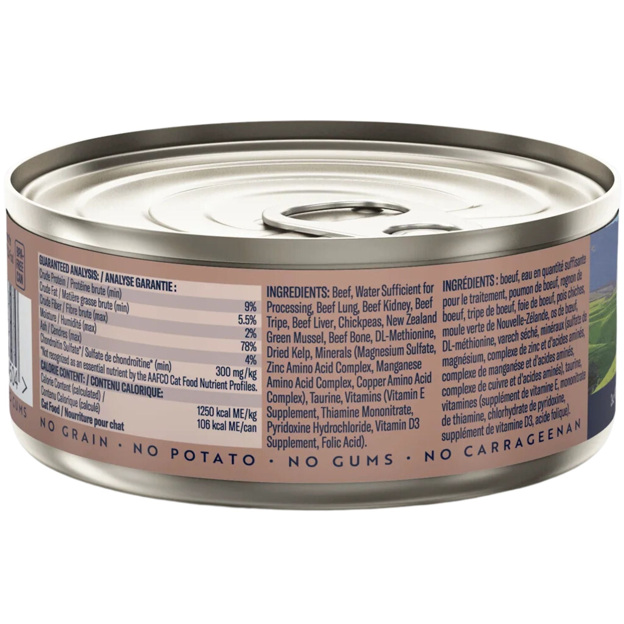 ZIWI Peak Cat Food Cans Beef 85g | PeekAPaw Pet Supplies