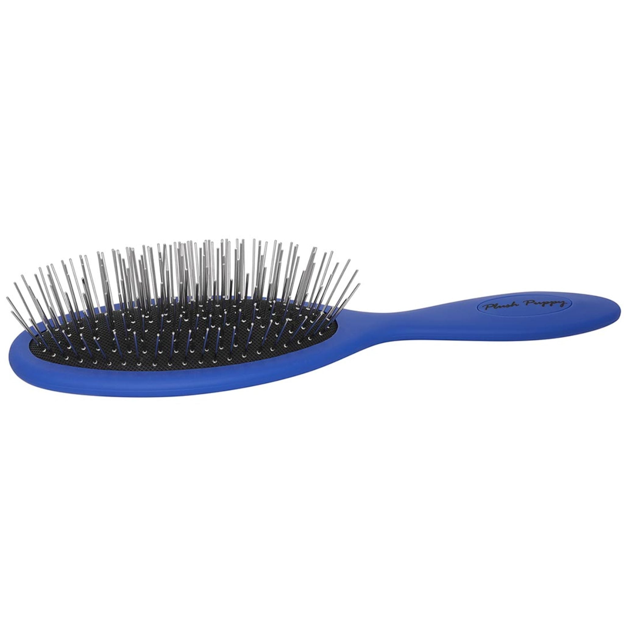 Plush Puppy Blue Long Pin Round Tip Brush Pro-Grooming Brush
