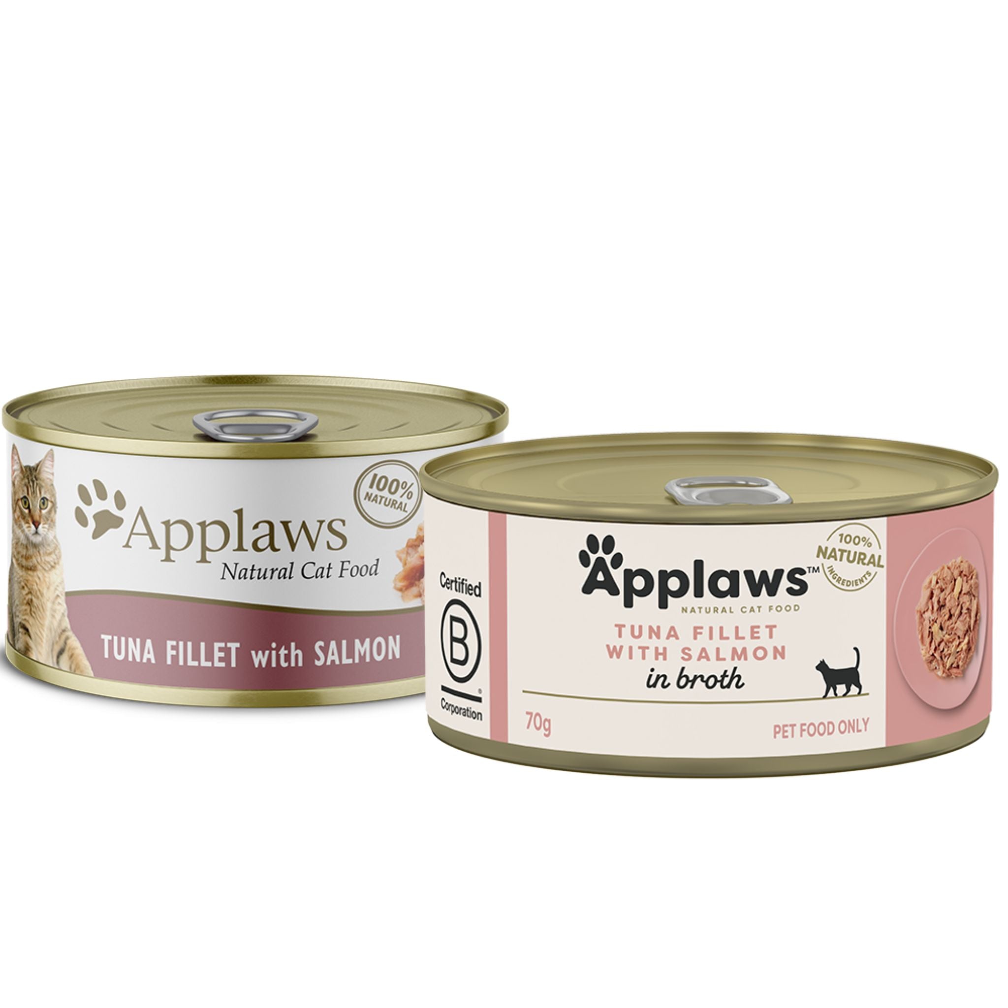 Applaws Natural Wet Cat Food Tuna Fillet with Salmon
