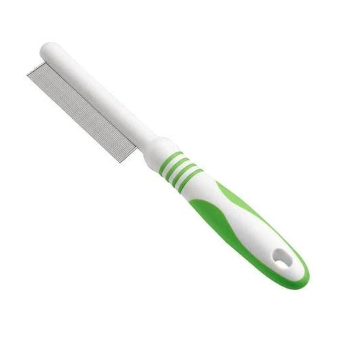 Andis Pet Grooming Flea Comb White Lime Green | PeekAPaw Pet Supplies
