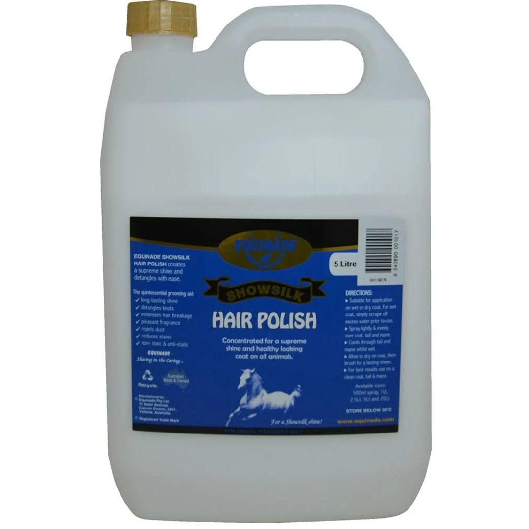 Equinade Showsilk Hair Polish - 5L | PeekAPaw Pet Supplies