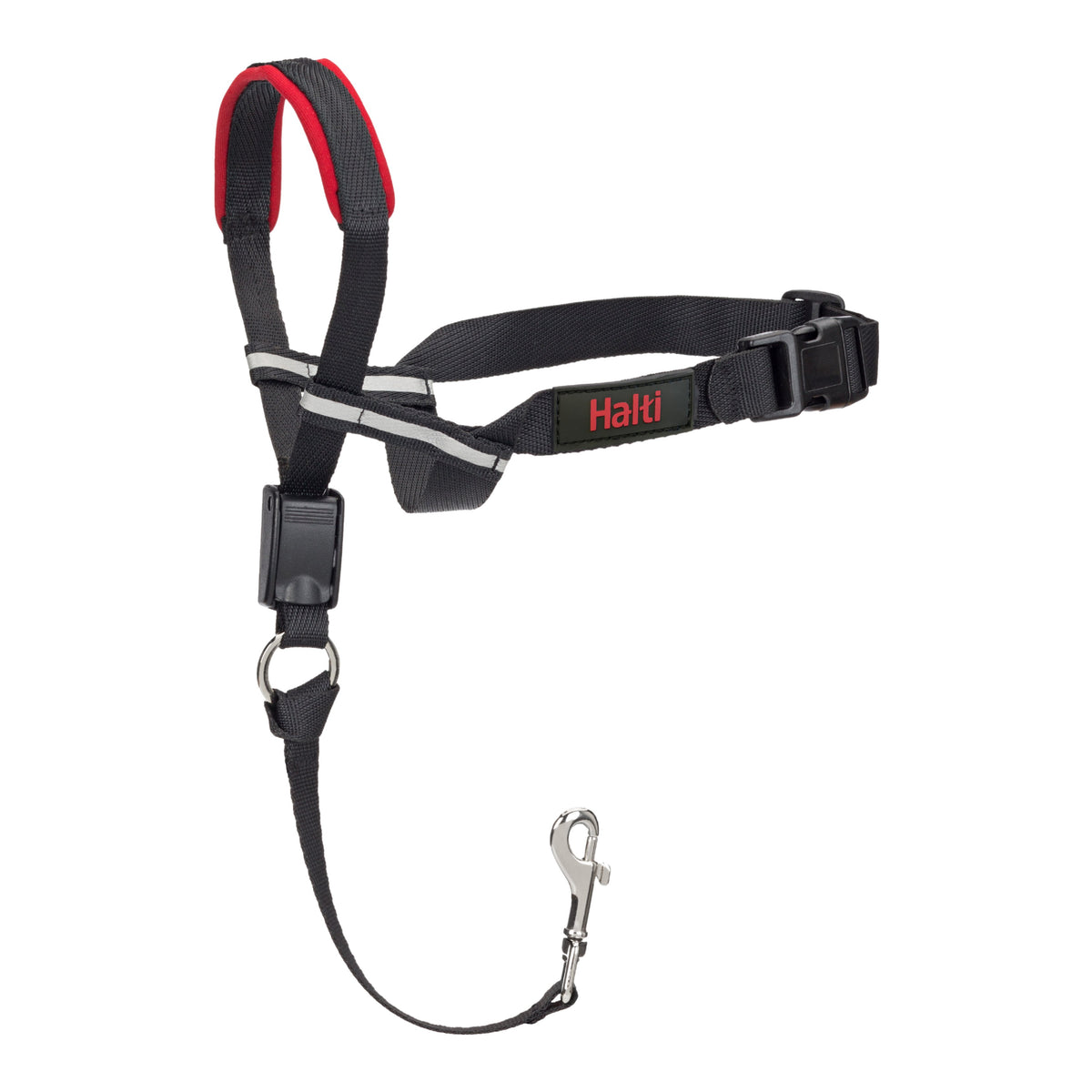 Halti Optifit Headcollar in black, size small, padded noseband and neck strap