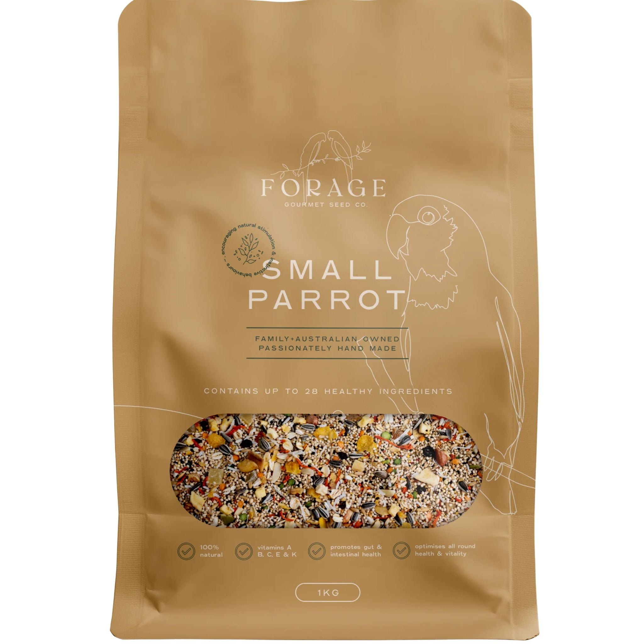 Forage Gourmet Bird Seed - Small Parrot