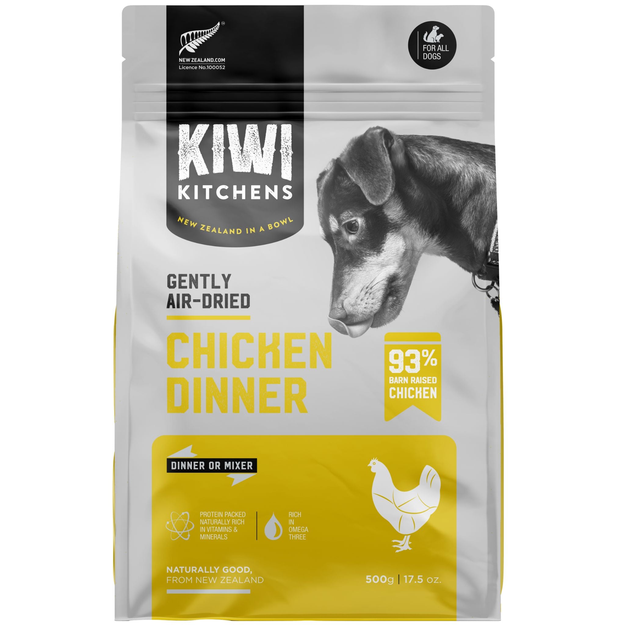 Kiwi Kitchens Air Dried Dog Food Chicken Dinner