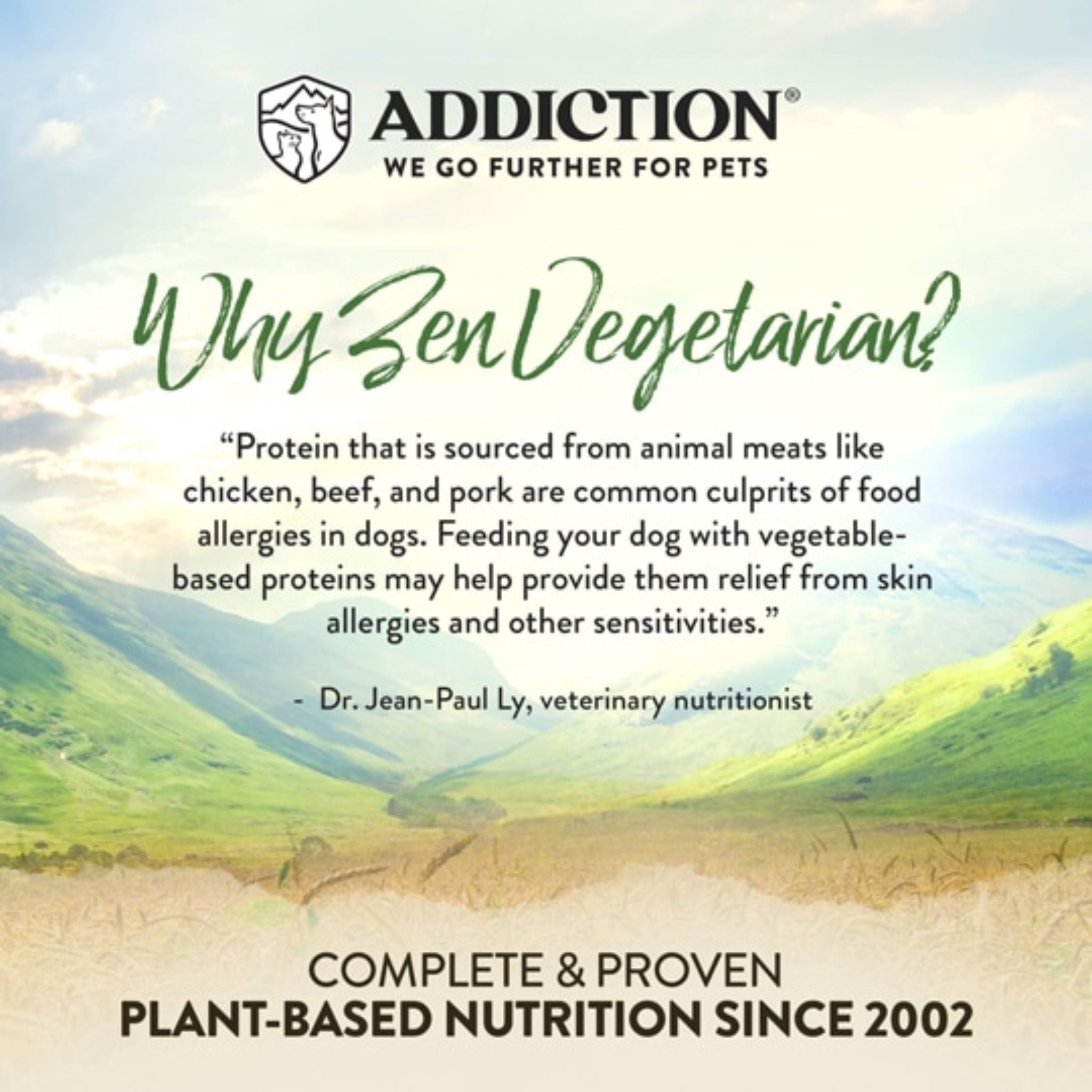 ADDICTION Zen Vegetarian Dry Dog Food