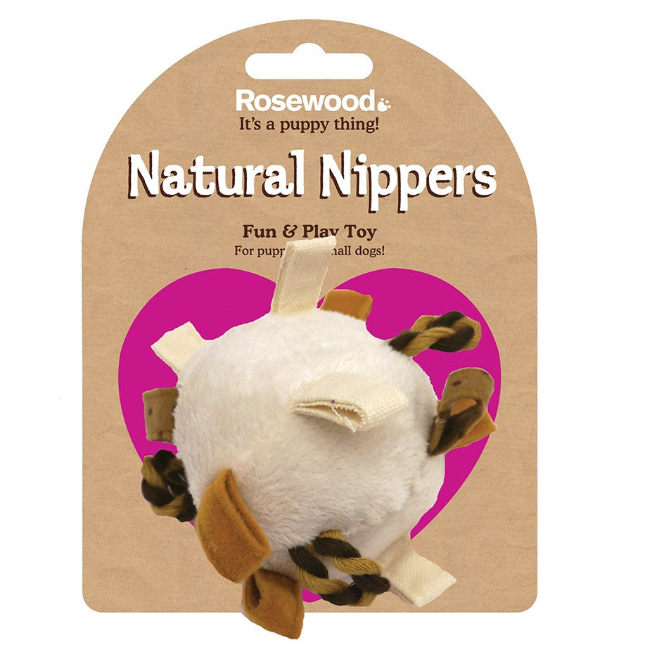 Rosewood Dog Toys Natural Nippers Loopy Fun Ball