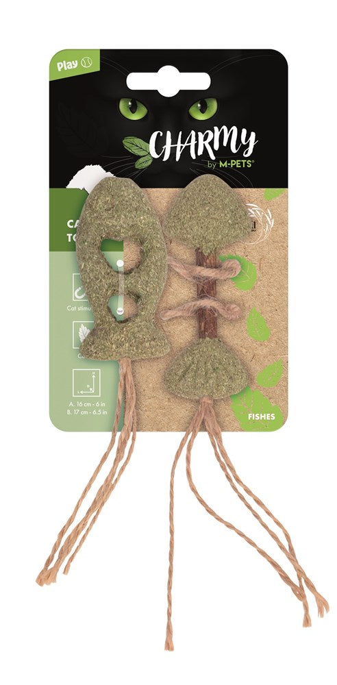 M-Pets CHARMY Catnip Toy Fishes