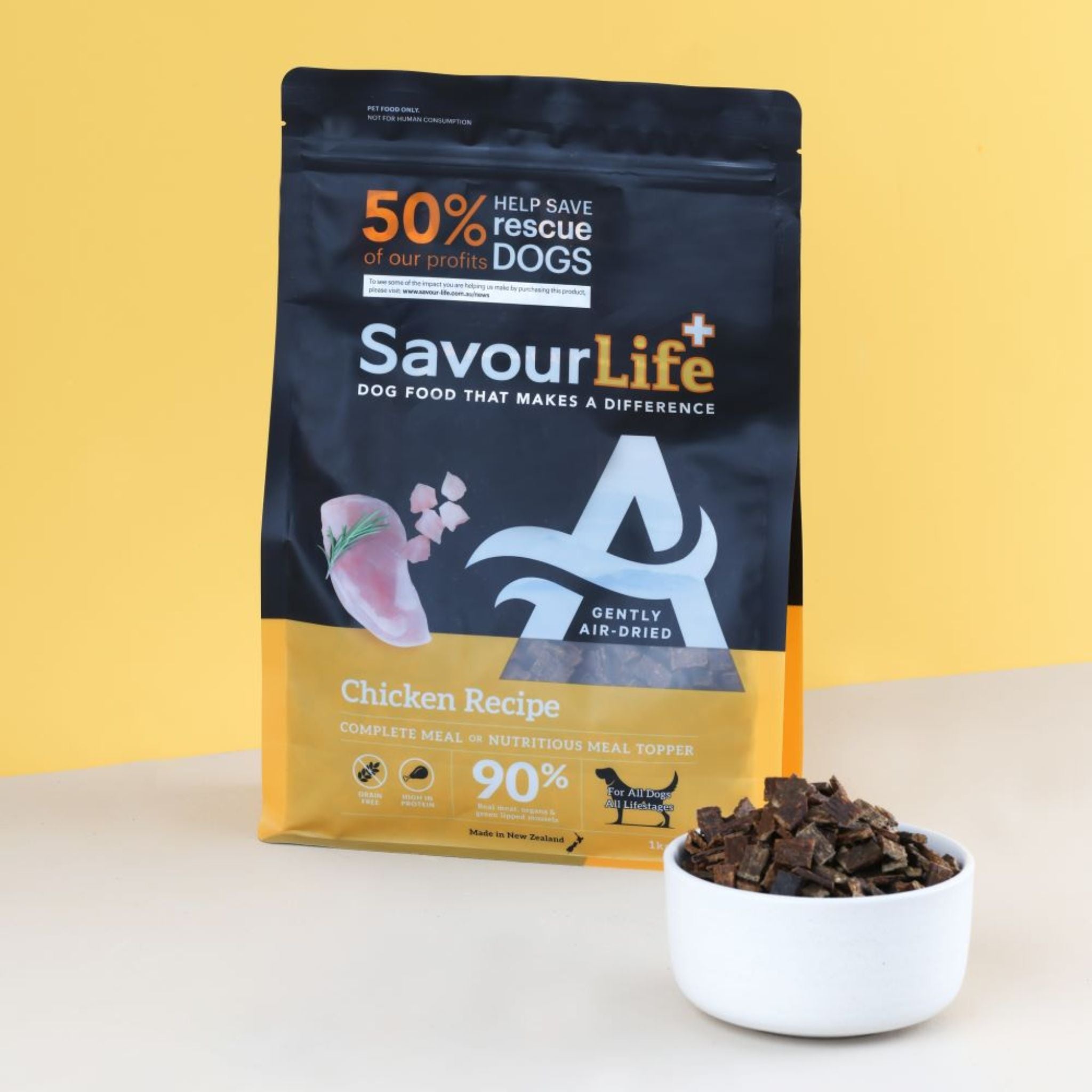 SavourLife Air Dried Adult Chicken Recipe Dry Dog Food