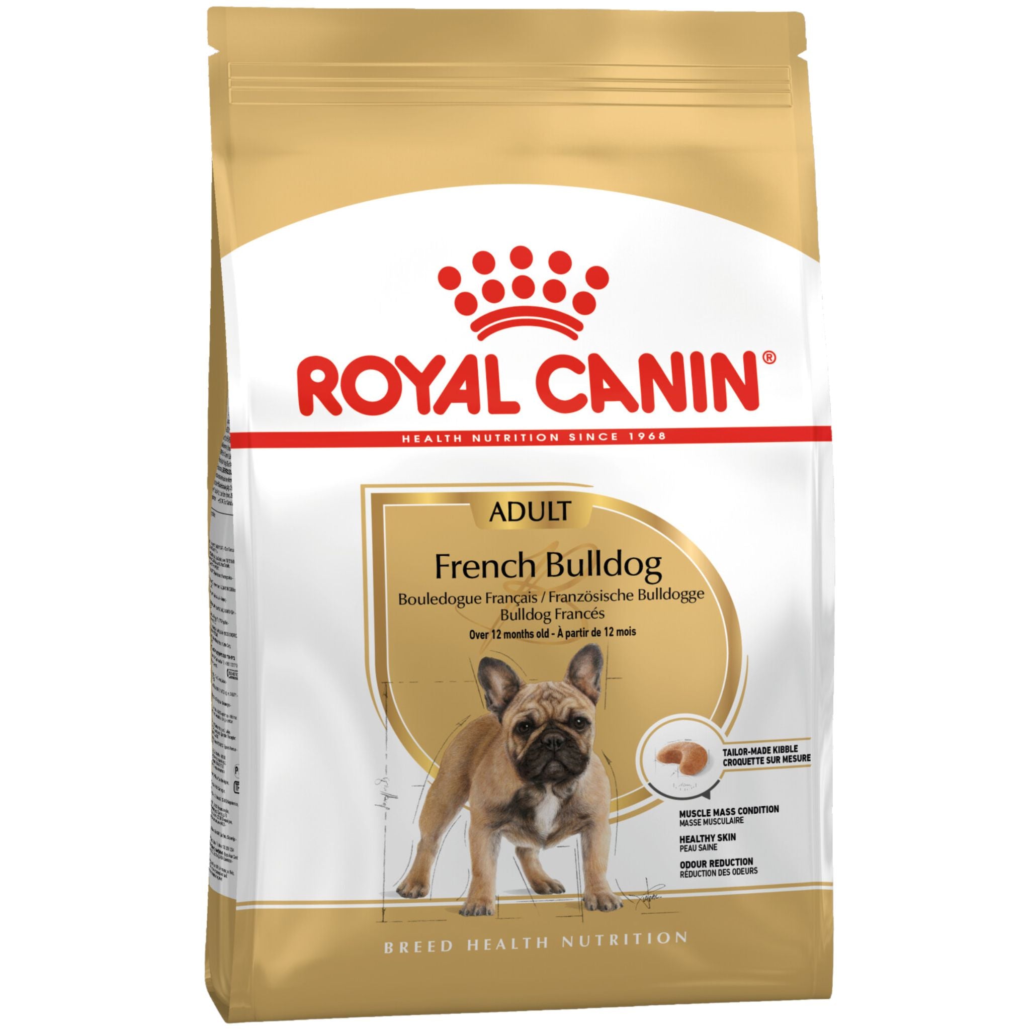 Royal Canin French Bulldog Adult Dry Dog Food 3kg 9kg