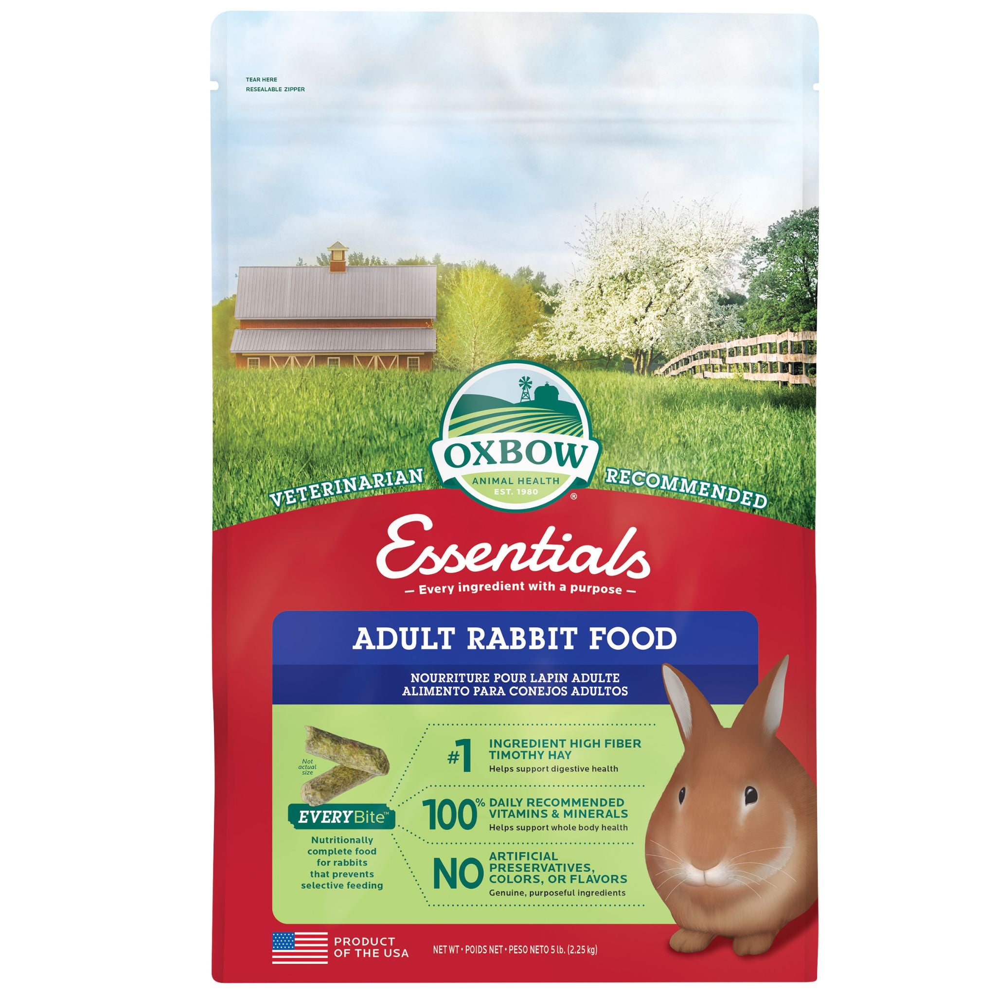 Oxbow Essentials Adult Rabbit Food