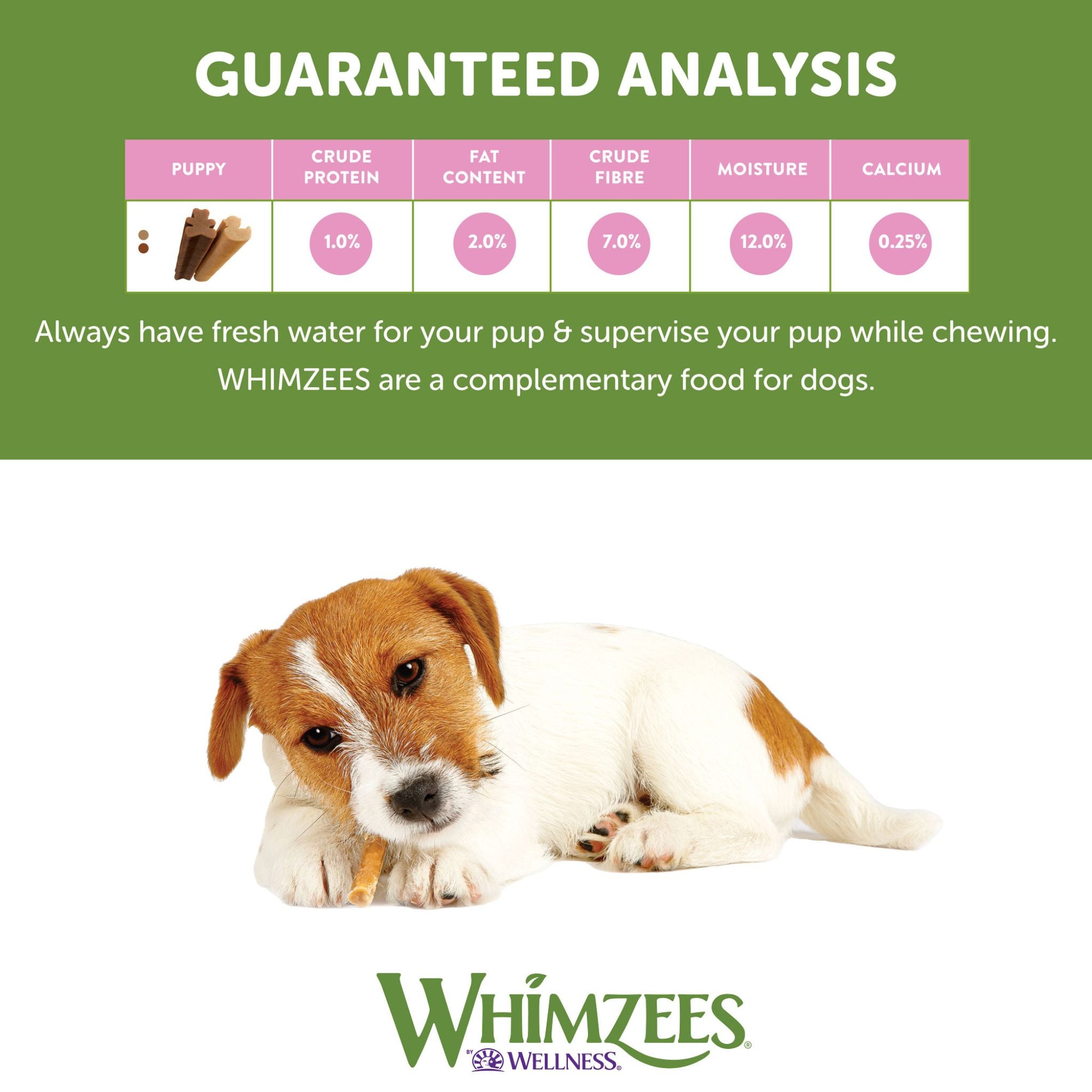 Whimzees Dental Dog Treats Puppy