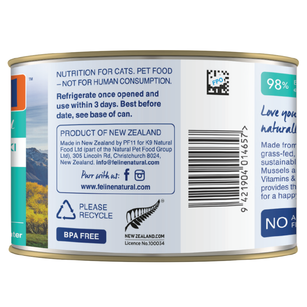 Feline Natural Canned Beef & Hoki