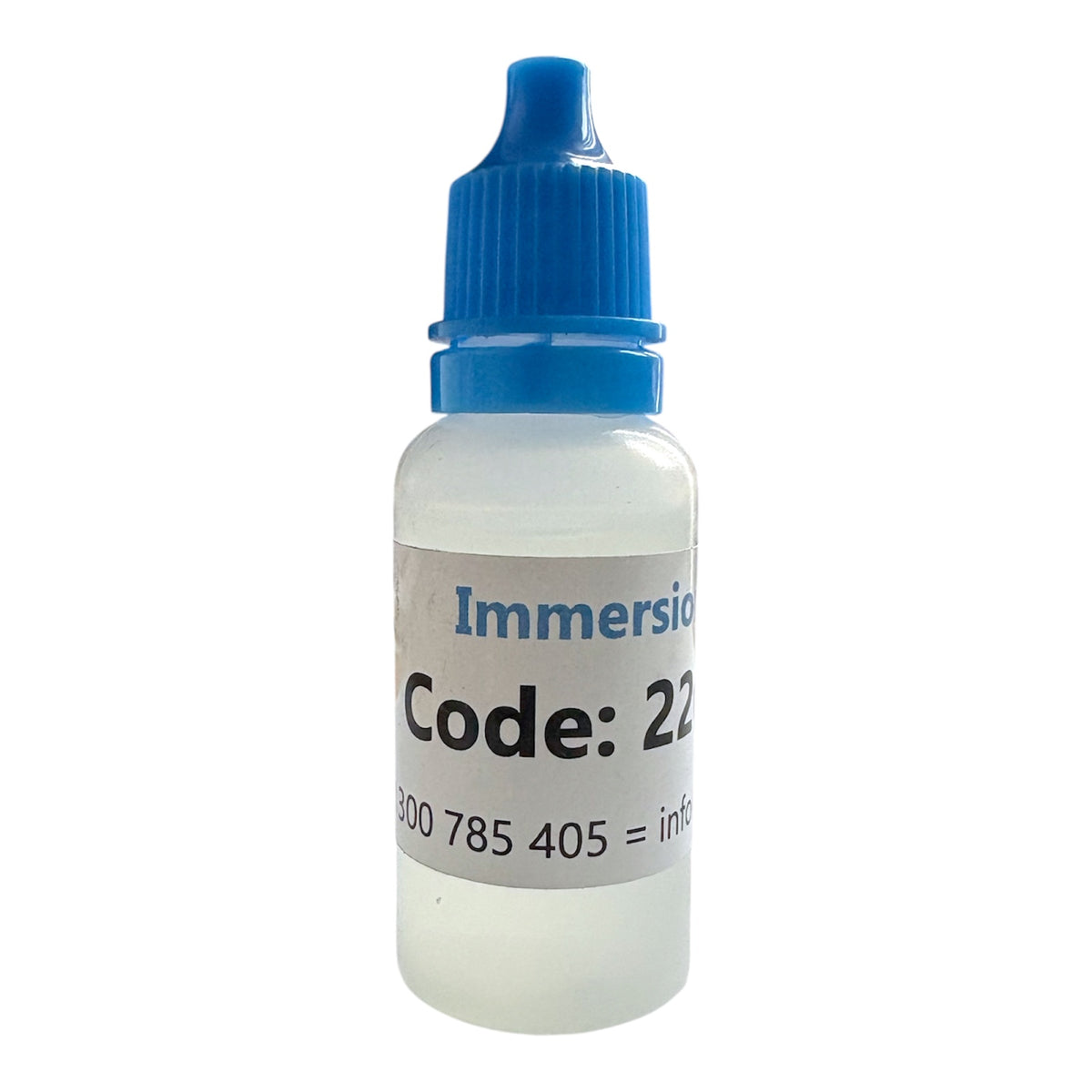 Microscope immersion oil 17ml dropper bottle